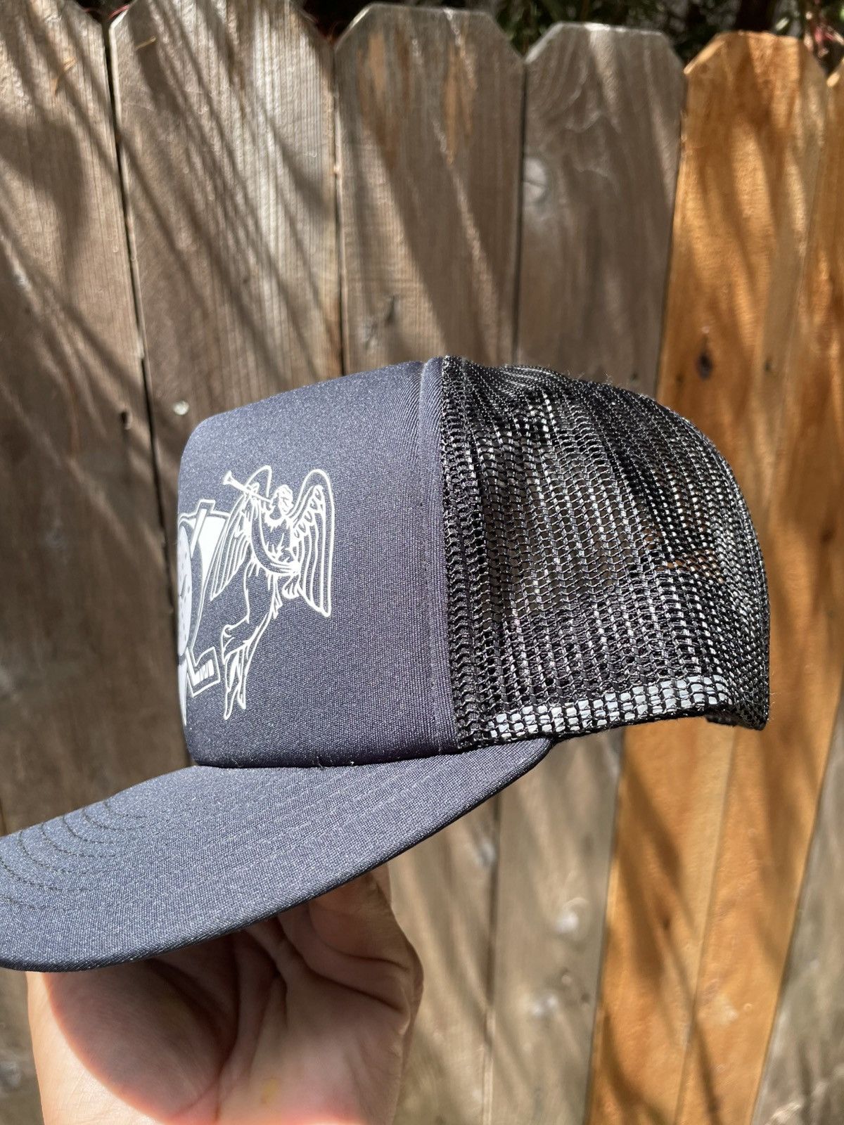 Other Mighty ducks x Angel trumpet trucker hat custom made Size ONE SIZE - 4 Thumbnail