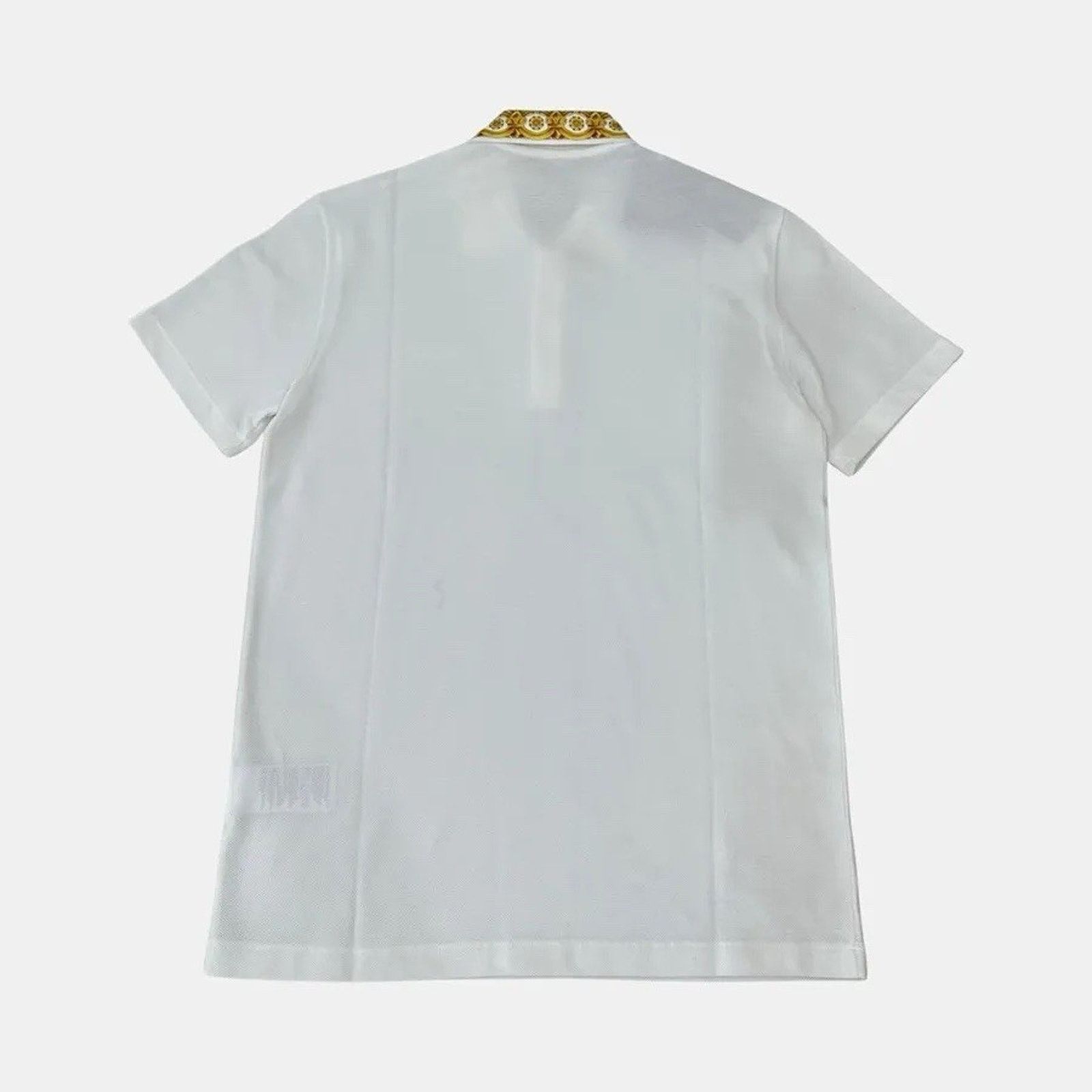 Versace Logo Embroidered baroque Print Polo Shirt US 2xl It 4xl Size US XXL / EU 58 / 5 - 3 Thumbnail