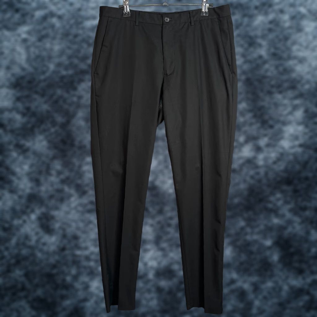 Zara Zara Mens Pants Dress Black Slim Fit 31 Inseam 31 Flat Front Tapered Regular Size 31 Size US 31 - 1 Thumbnail