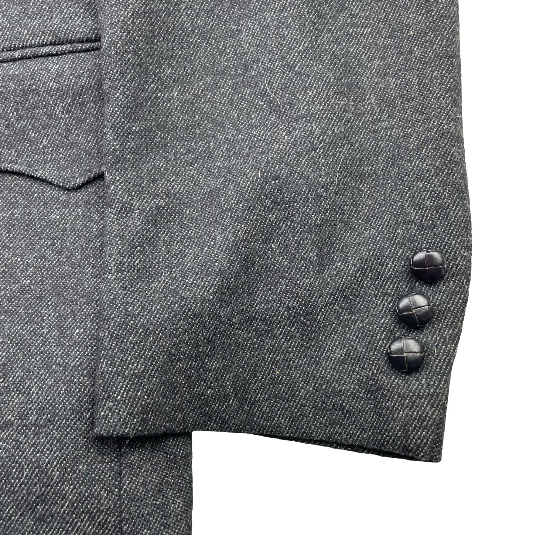 Vintage VINTAGE Pagno West Blazer Gray 2-Button Western Wool Tweed Men’s USA 44R Size 44R - 4 Thumbnail