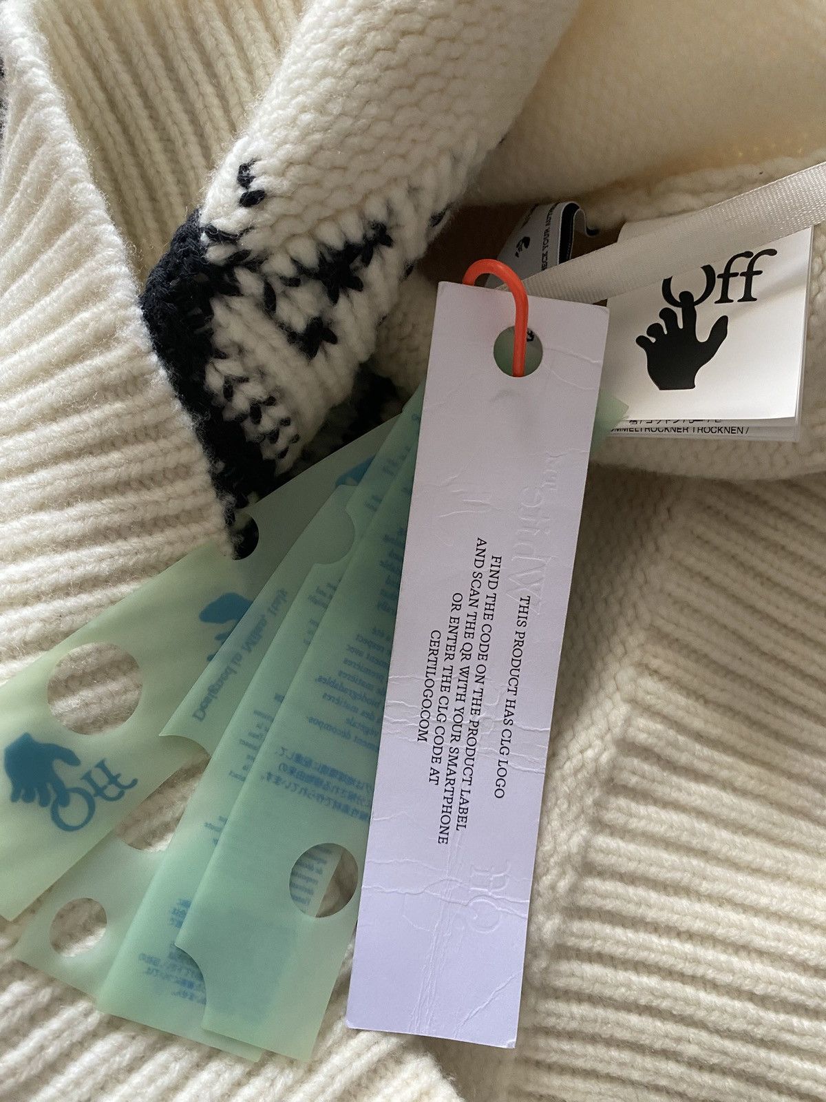 Off-White Off-White Graffiti Wool Sweater Size Large Size US L / EU 52-54 / 3 - 12 Thumbnail