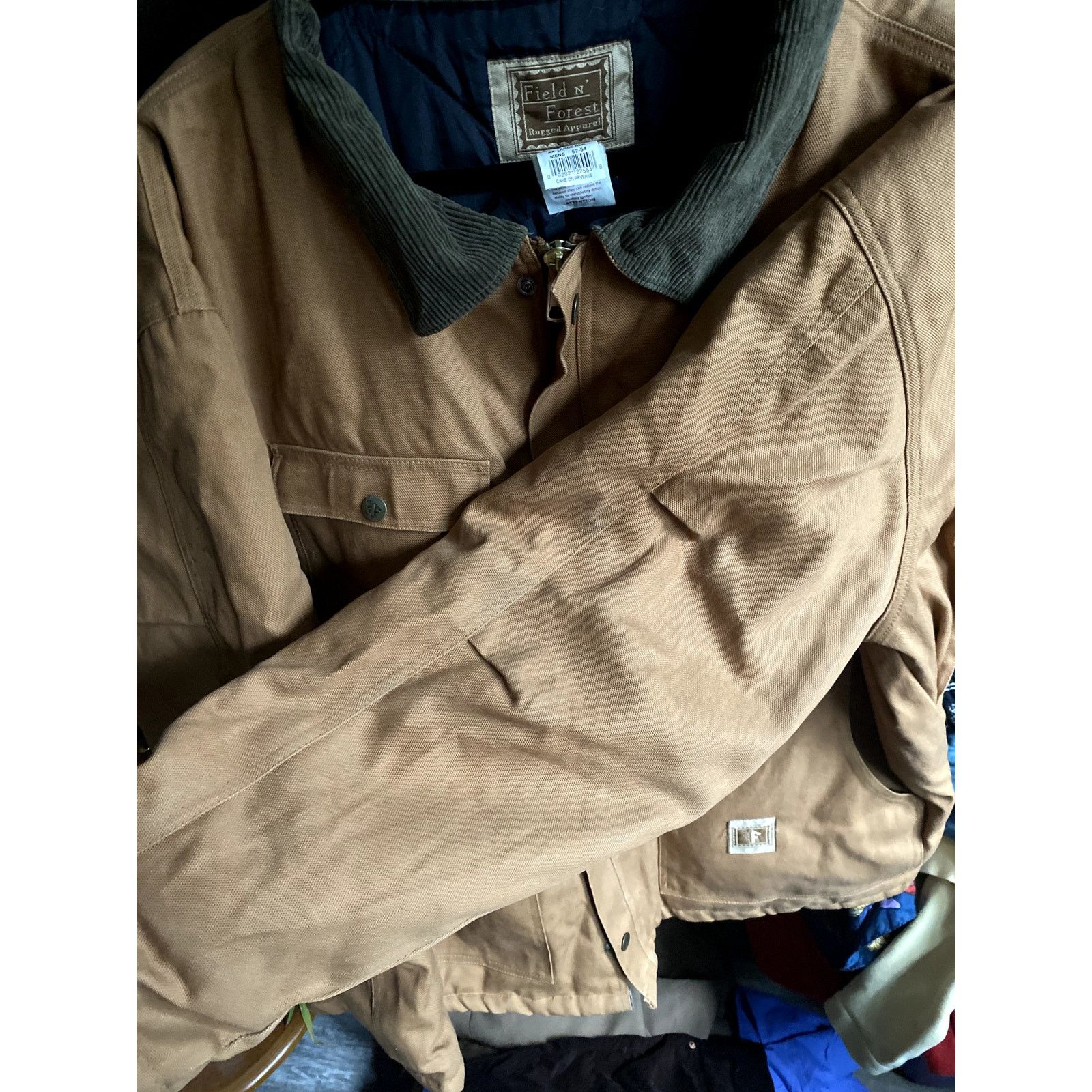 Vintage Field 'N Forest Workwear Barn Chore Jacket Tan XXL Men's Size US XXL / EU 58 / 5 - 5 Thumbnail