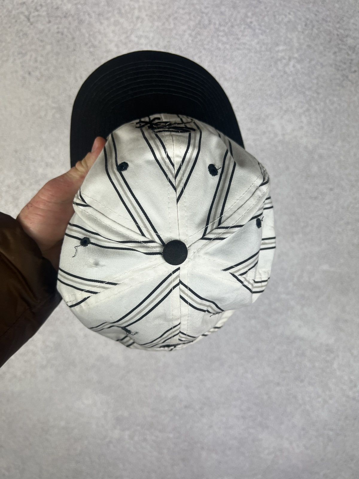 Starter Vintage 80s Starter Chicago White Sox MLB Striped Cap Size ONE SIZE - 5 Thumbnail