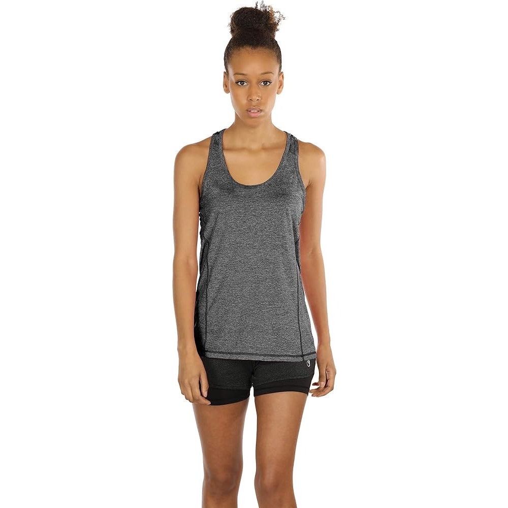 Other Icyzone Women's Racerback Workout Tank Tops - Heather Gray Size L / US 10 / IT 46 - 15 Thumbnail