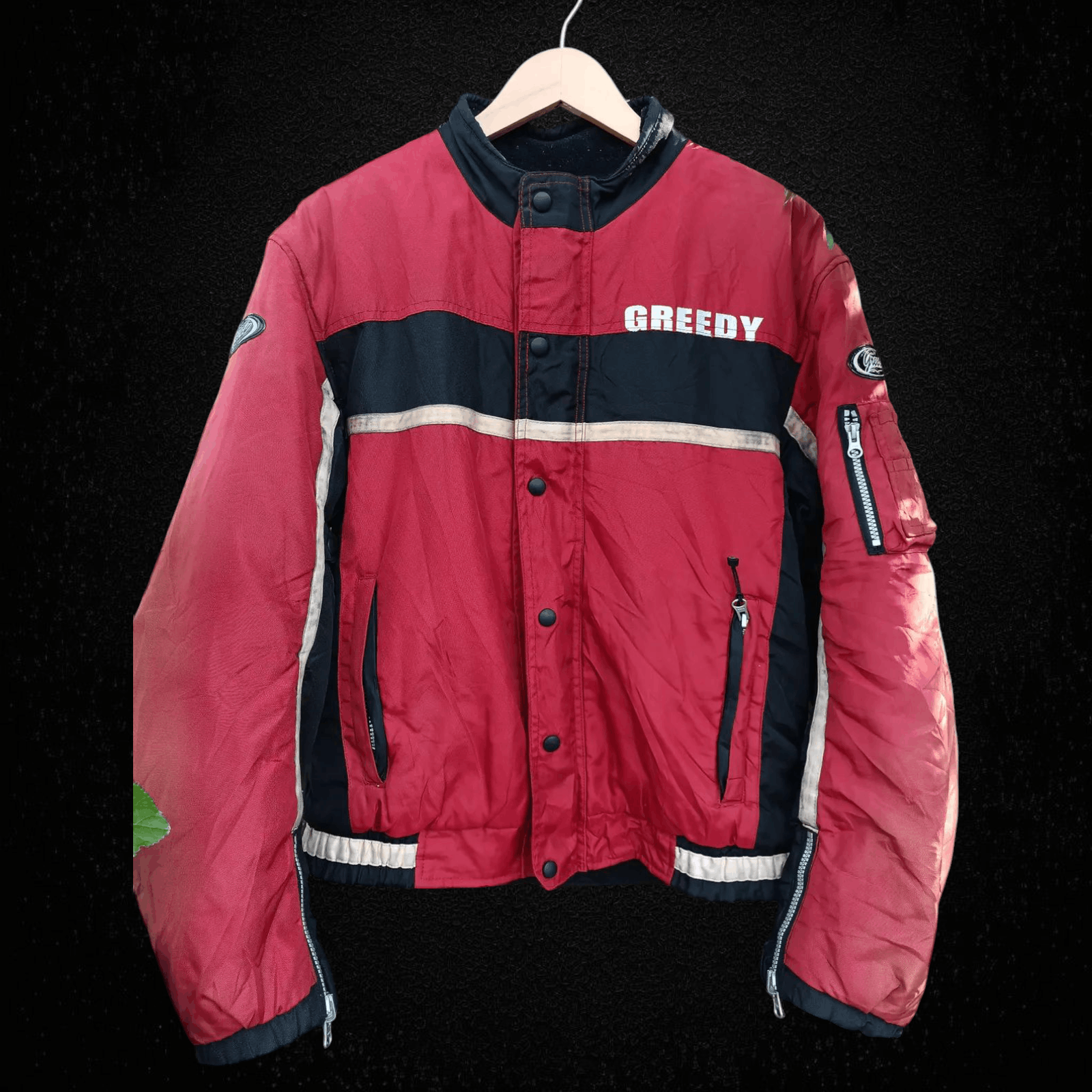 Greedy Genius VINTAGE GREEDY RACING REVERSABLE JACKET. Size US L / EU 52-54 / 3 - 1 Thumbnail