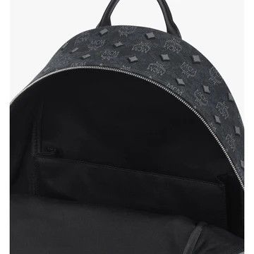 MCM o1mt1gz0426 Size: OS / Medium Stark Backpack Denim Visetos Size ONE SIZE - 3 Thumbnail
