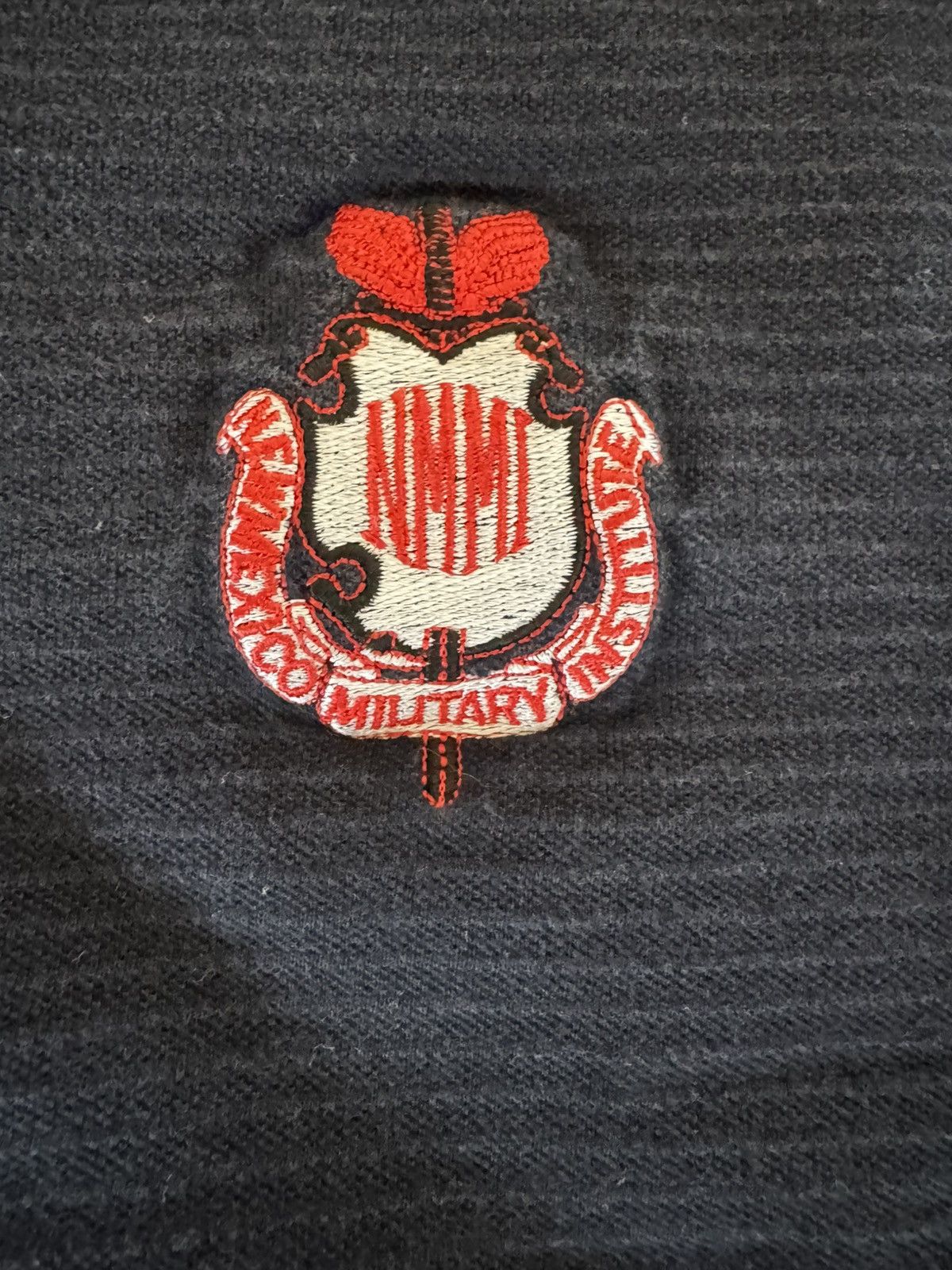 Vintage Heritage Cross Pima cotton men’s navy blue polo shirt NMMI Size US L / EU 52-54 / 3 - 4 Thumbnail