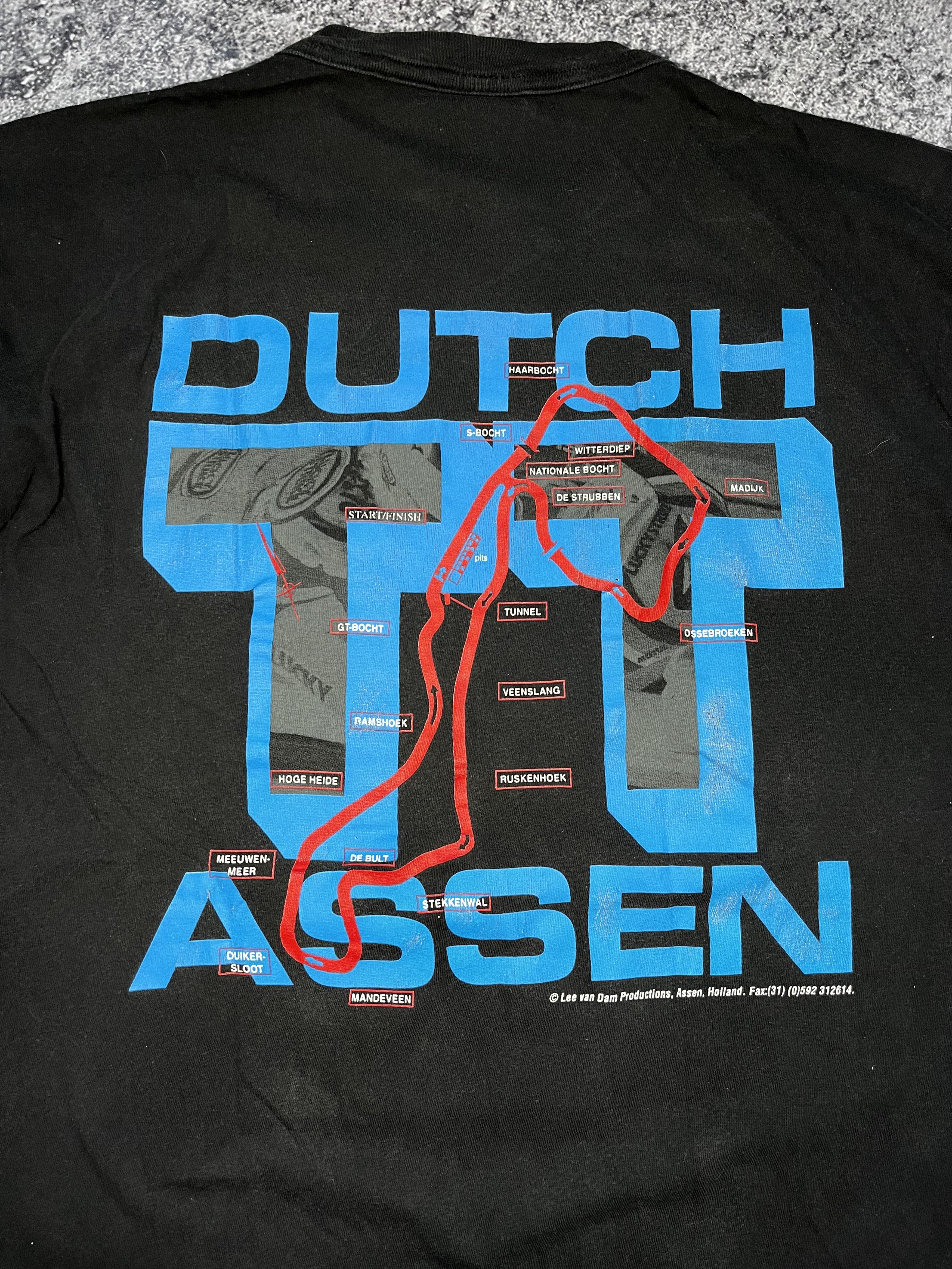 Vintage Vintage tee racing Grand Prix Assen Dutch moto fox Size US L / EU 52-54 / 3 - 5 Thumbnail