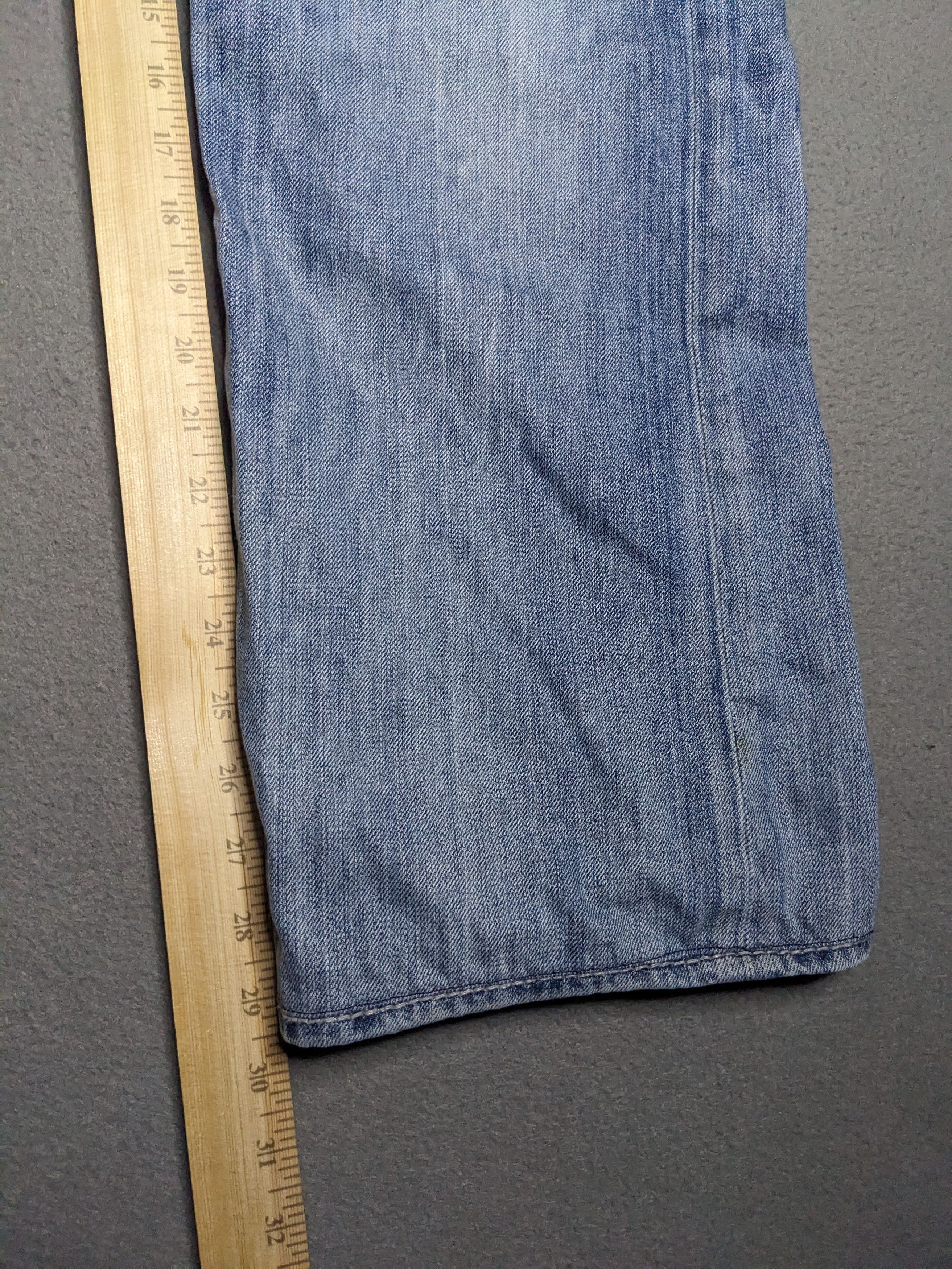 BKE BKE Tyler Straight Jeans 32x30 Distressed Whiskered Western Size US 32 / EU 48 - 14 Thumbnail