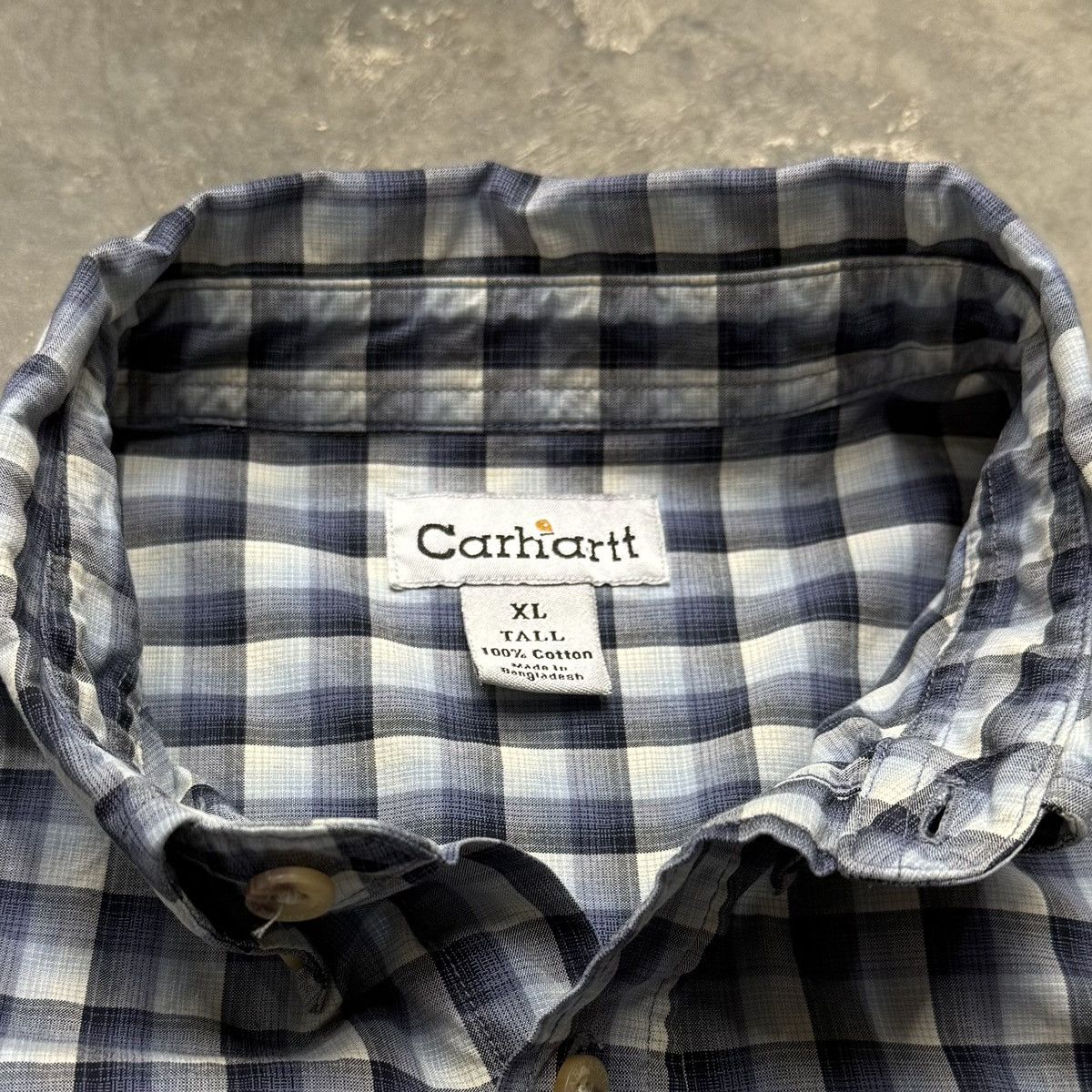 Carhartt Carhartt Y2K Plaid Button Down Overshirt XL Tall Size US XL / EU 56 / 4 - 5 Thumbnail