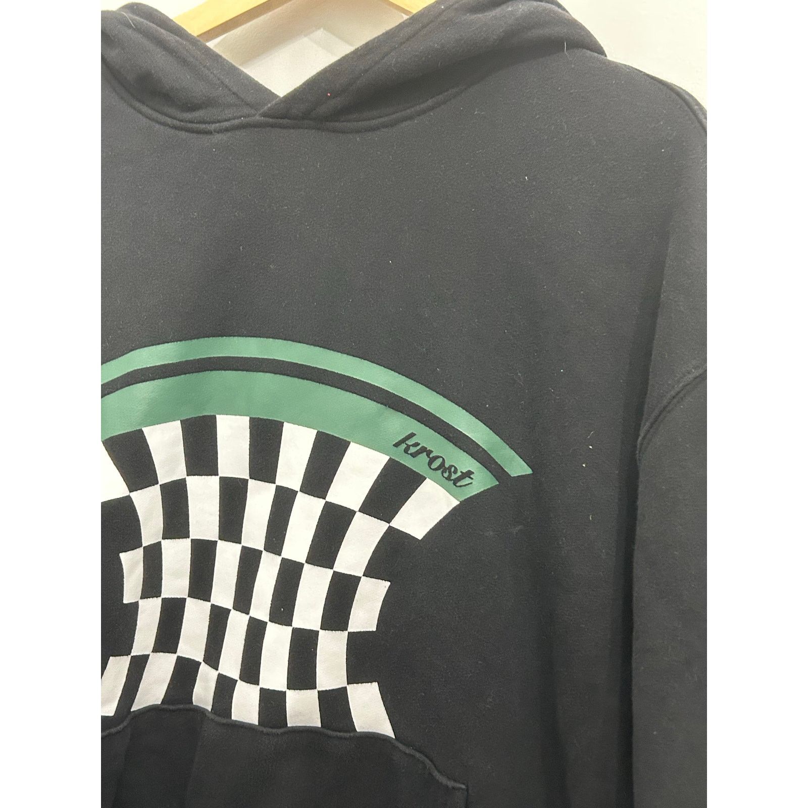 Other KROST Graphic Hoodie Black Lace Side Streetwear Size L Size US L / EU 52-54 / 3 - 3 Thumbnail