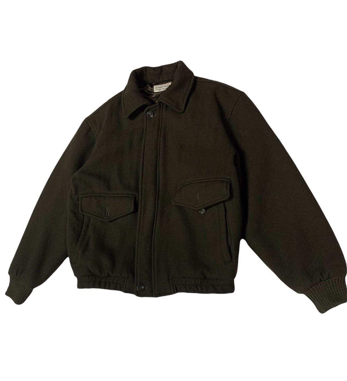 The North Face × Vintage STEAL💥OFFER ME ‼️VTG The North Face Wool Bomber Jacket Size US M / EU 48-50 / 2 - 4 Thumbnail
