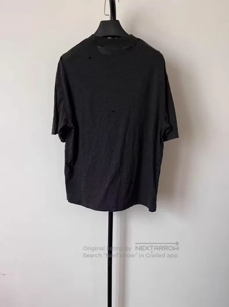 Acne Studios Acne Studios Ripped Design Circular Logo Pattern Short Sle Size US XXS / EU 40 - 2 Thumbnail