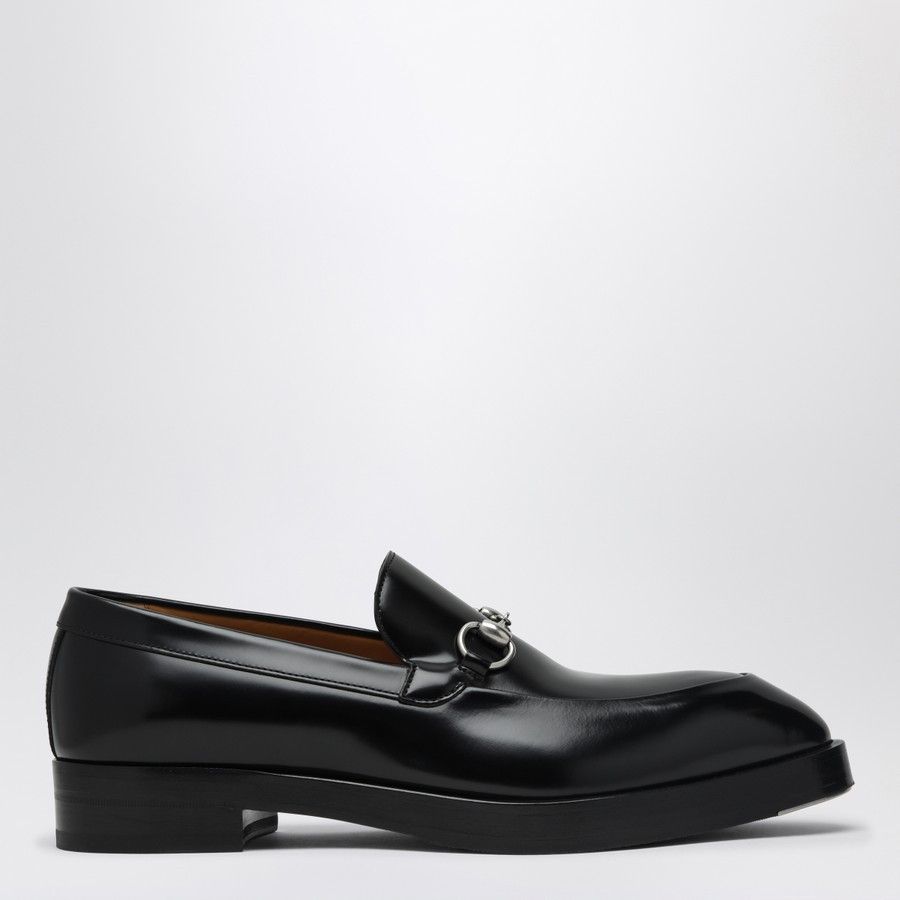Gucci o1d2blof0525 Moccasin Buckle Shoes in Black Size US 8 / EU 41 - 2 Thumbnail