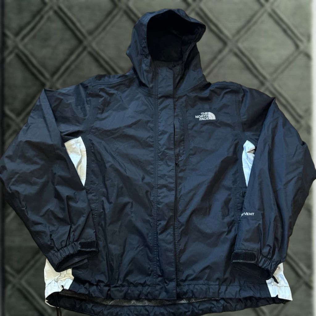 The North Face The North Face Jacket Womens S Black HyVent Full Zip Hooded Nylon Rain Shell Size S / US 4 / IT 40 - 1 Thumbnail