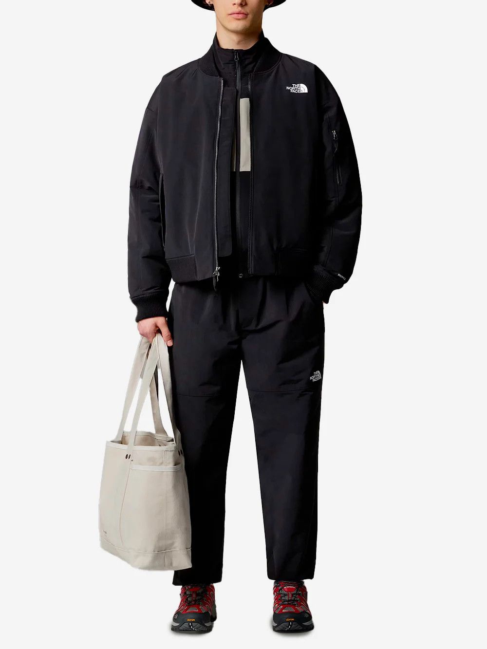 The North Face o1s22i1n1124 Bomber Jacket in Black Size US L / EU 52-54 / 3 - 2 Thumbnail