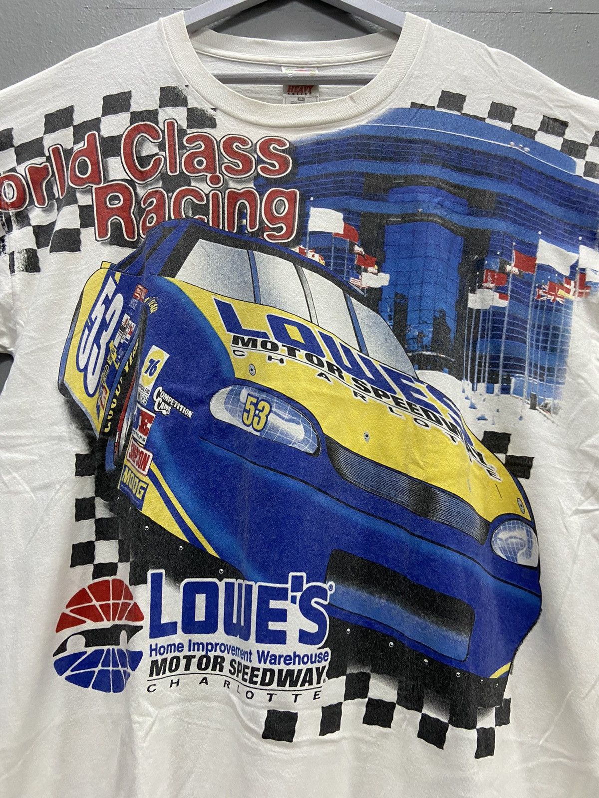 NASCAR LOWE’S WORLD CLASS SPEEDWAY MOTORSPORT CHARLOTTE TEE SHIRT Size US XL / EU 56 / 4 - 6 Thumbnail