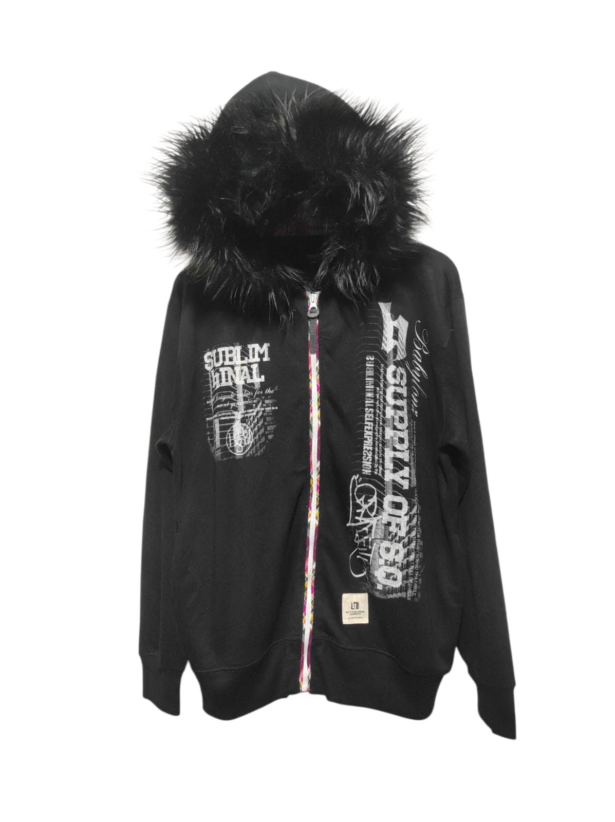 Japanese Brand B One Soul poem zip fur hoodie ifsix LGB style Size US L / EU 52-54 / 3 - 1 Thumbnail