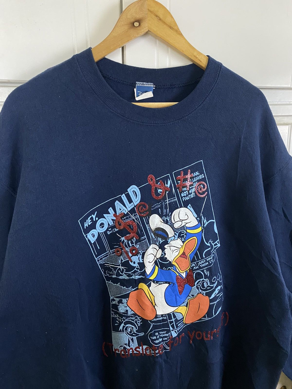 Disney × Japanese Brand × Vintage Vintage Donald Duck Crewneck Size US XL / EU 56 / 4 - 2 Thumbnail