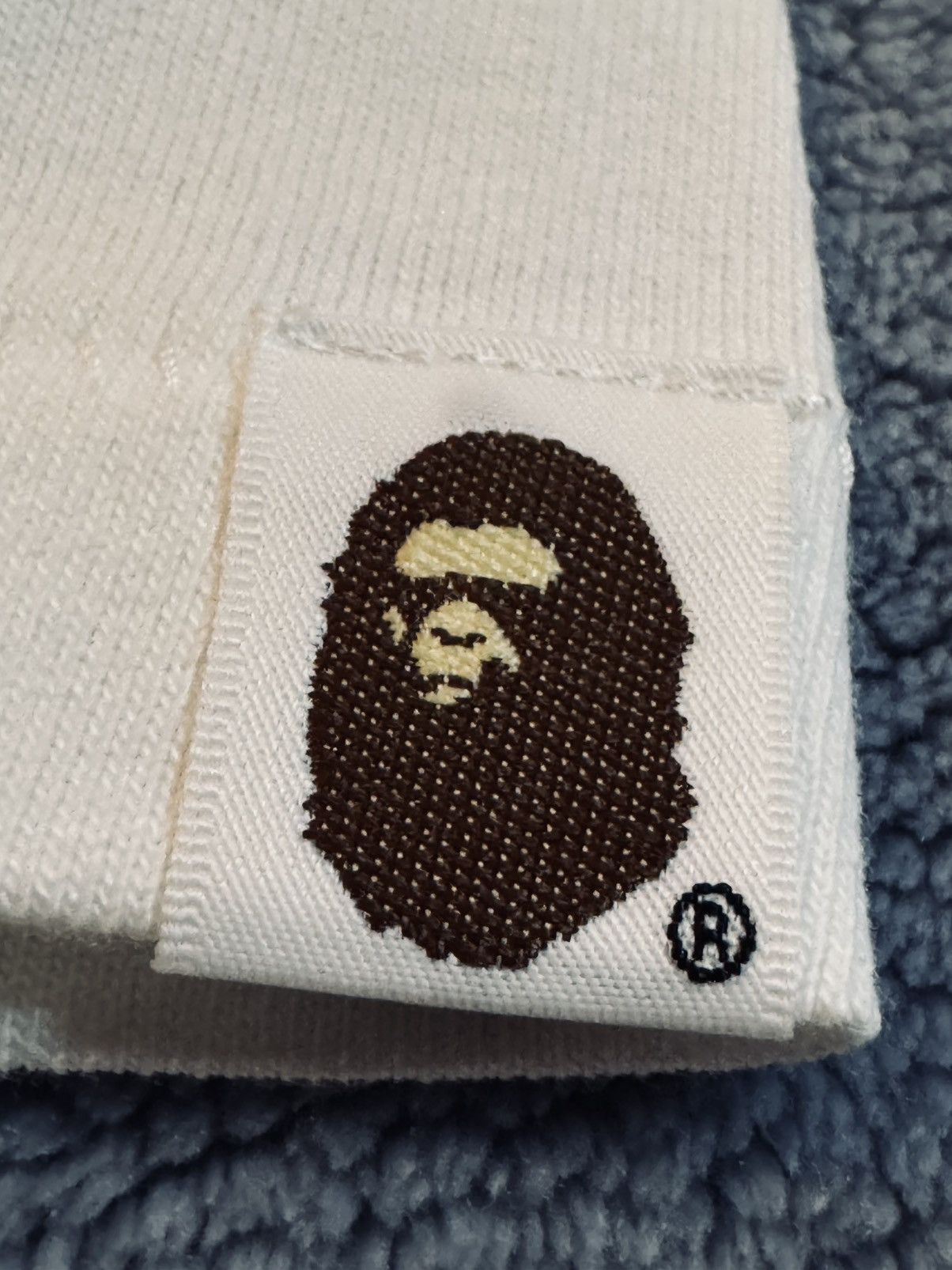 Bape Bape Large White/Blue ABC Camo Shark Bite Tee Size US L / EU 52-54 / 3 - 3 Thumbnail