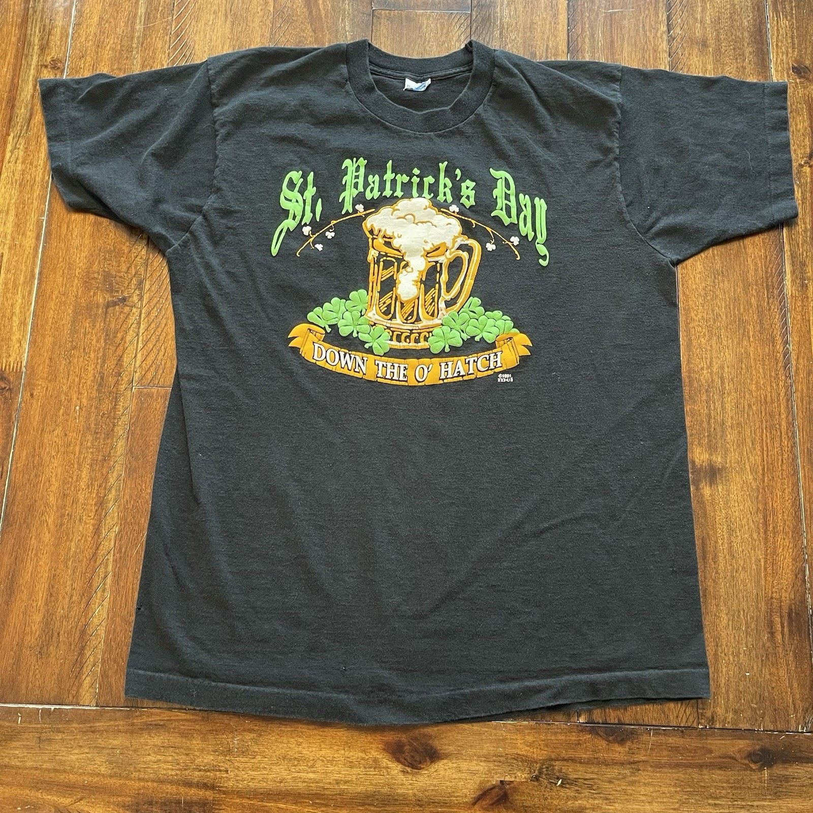 Vintage Vtg 90s Crowleys Tavern Patricks Day Bar T Shirt Men Sz XL Size US XL / EU 56 / 4 - 2 Thumbnail