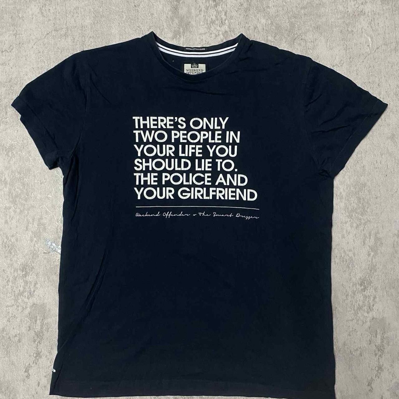 Weekend Offender Black and white "There's Only Two People" T-shirt #indie Size US M / EU 48-50 / 2 - 1 Thumbnail