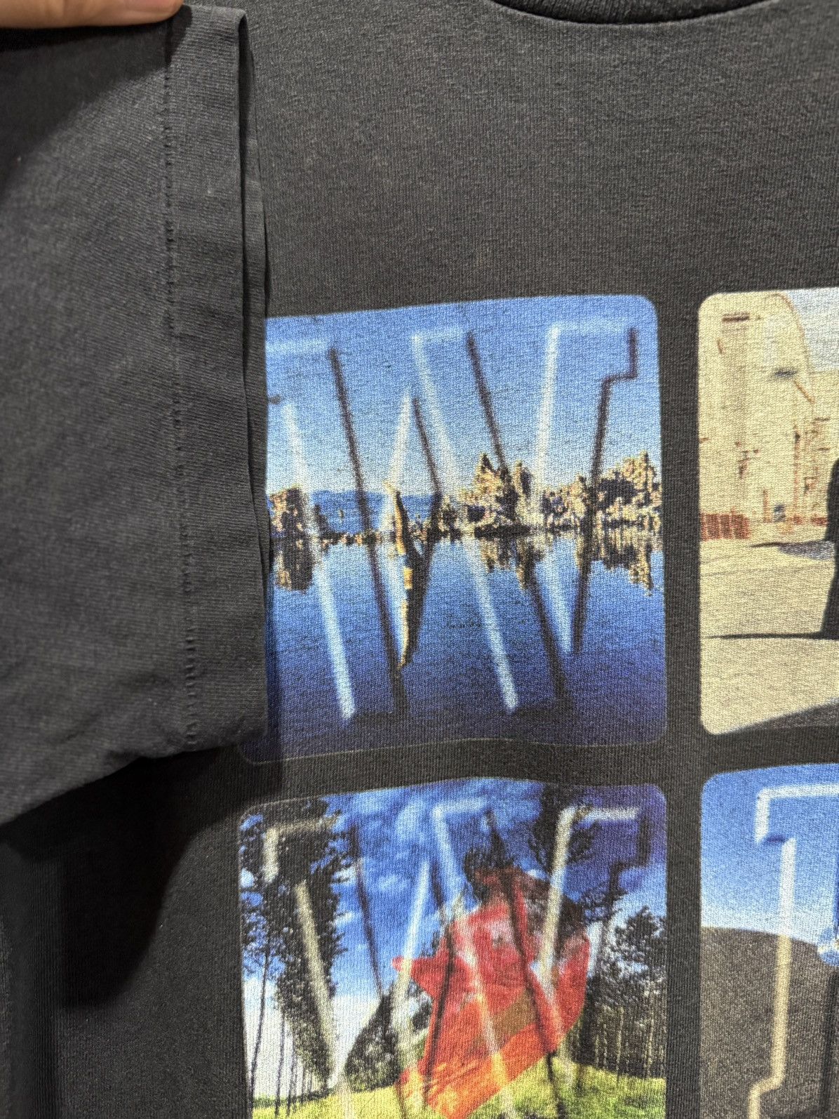 Band Tees × Vintage Vintage 90s Pink Floyd Wish You Were Here Faded Tee Size US XL / EU 56 / 4 - 8 Thumbnail