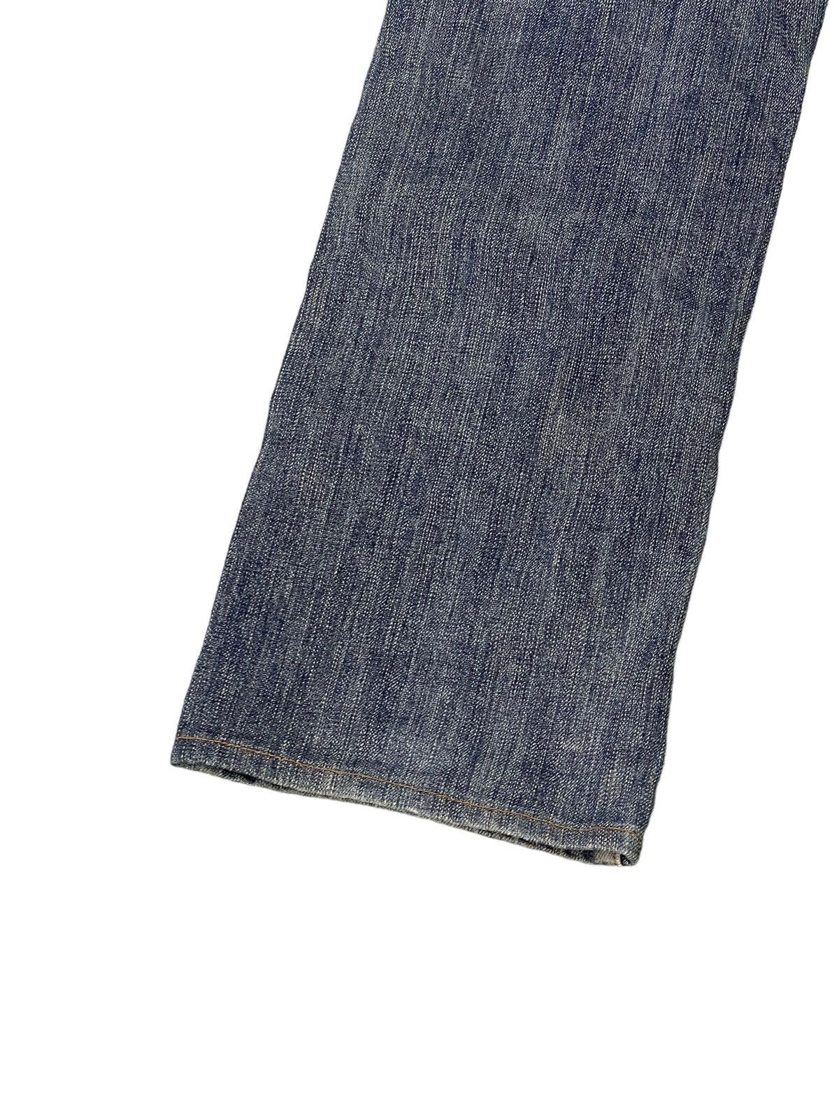 Japanese Brand Boro Jeans Bartacks Japan Patchwork Denim Cropped 7🟦9 Size US 29 - 17 Thumbnail