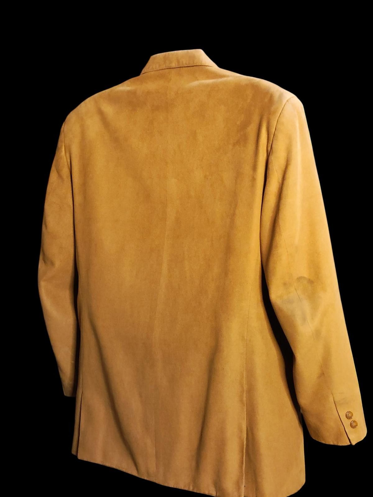 Other Vintage Vanetti Hand-Tailored Beige Suede Blazer Size 44R - 6 Thumbnail