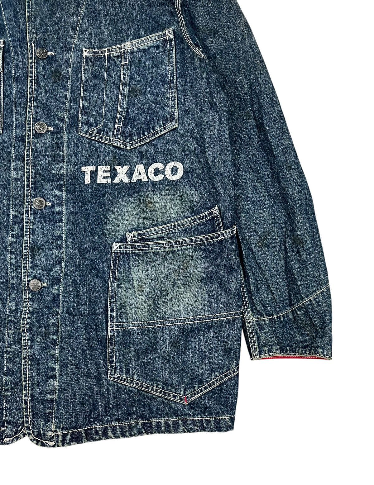 Vintage Vintage Texaco 13 Star Button Denim Jacket Size US L / EU 52-54 / 3 - 5 Thumbnail