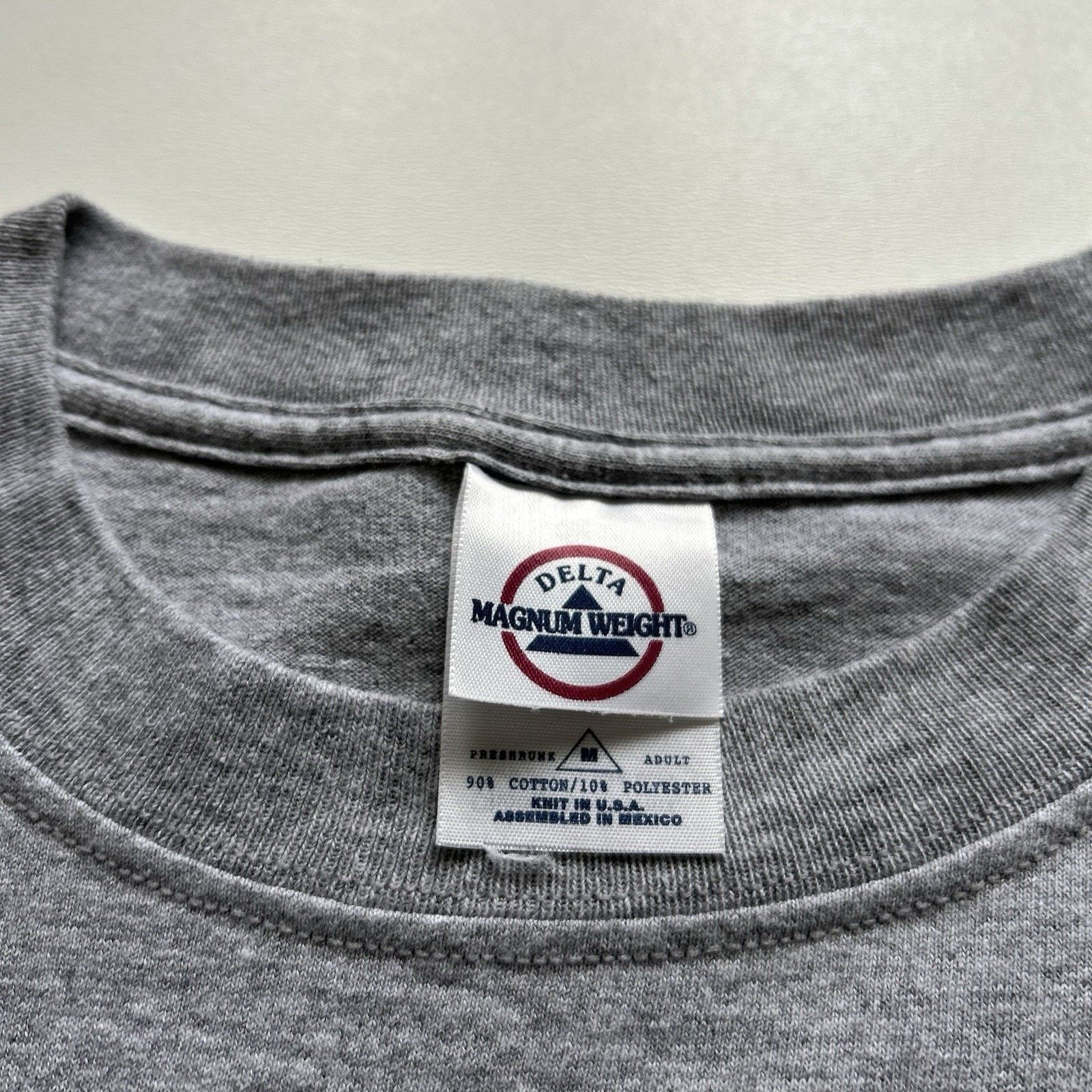 Delta Vintage M&M's Candy T-Shirt Medium Gray Y2K Chocolate Promo Size US M / EU 48-50 / 2 - 3 Thumbnail