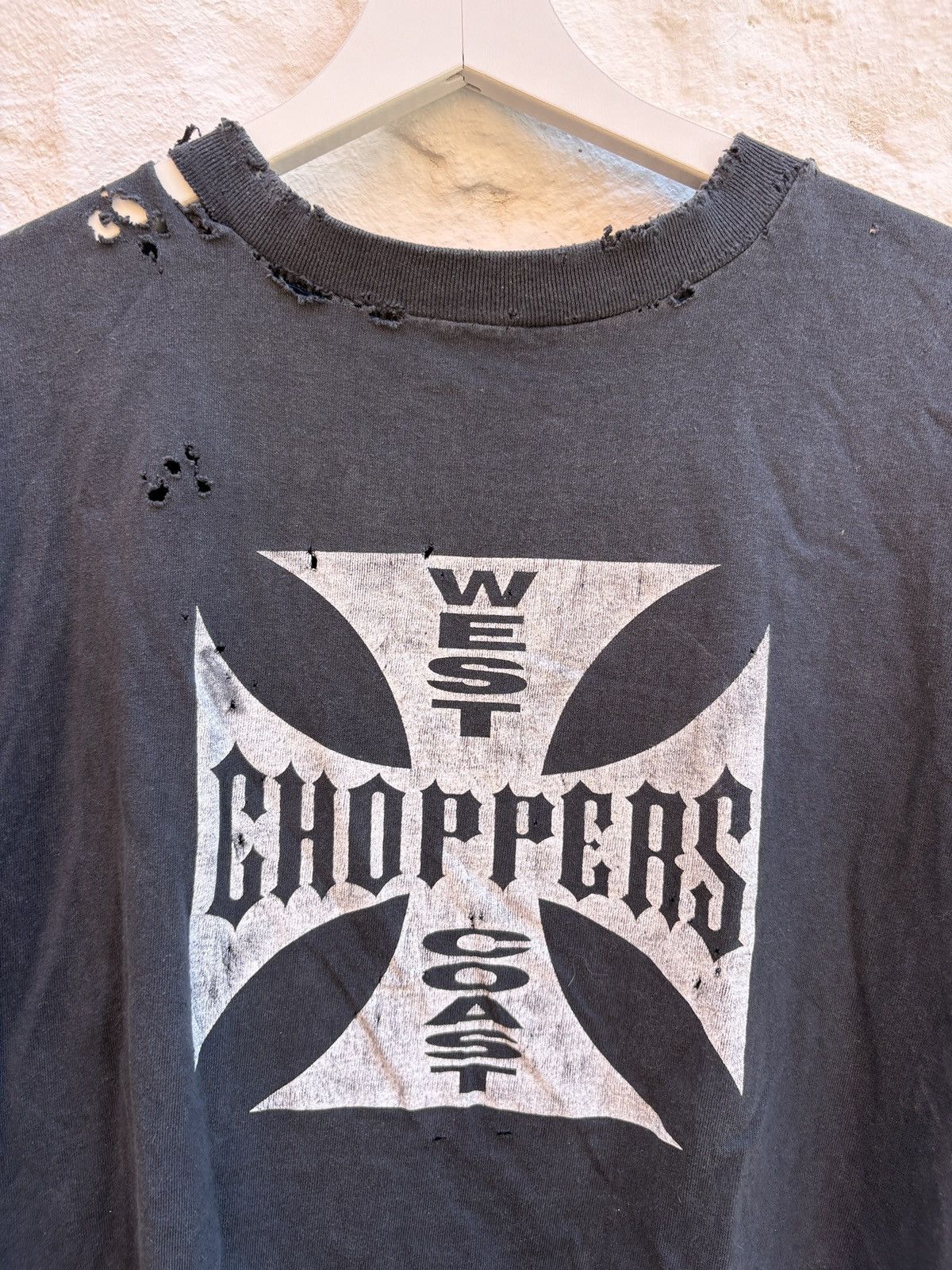 West Coast Choppers Super Distressed 90s West Coast Coppers shirt Size US L / EU 52-54 / 3 - 8 Thumbnail