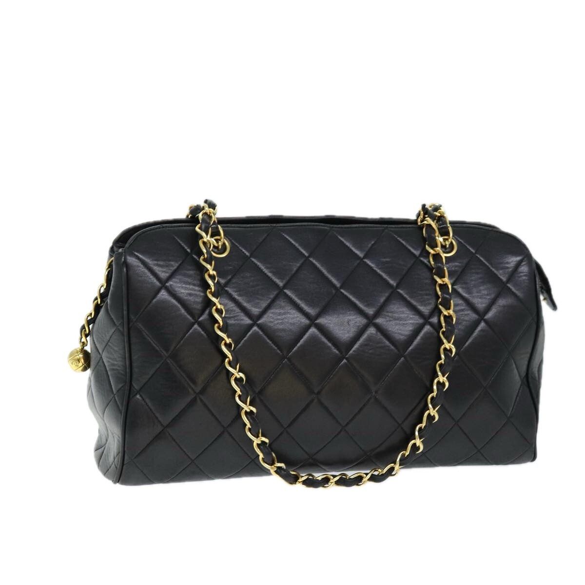 Chanel Chanel Vintage Chain Shoulder Bag Quilted Lambskin Size ONE SIZE - 1 Thumbnail