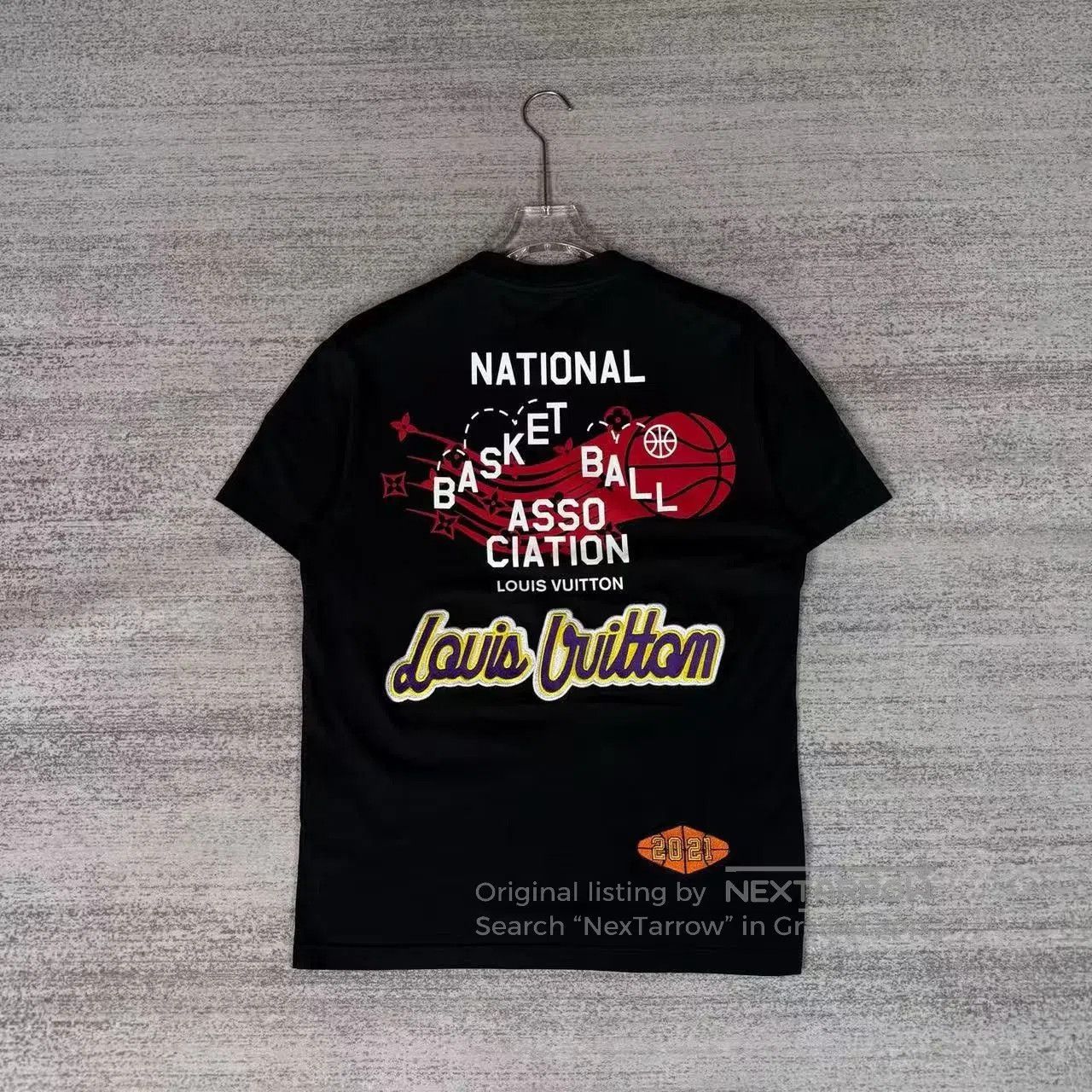 Louis Vuitton Louis Vuitton NBA Logo Loose T-Shirt. Size US M / EU 48-50 / 2 - 2 Thumbnail