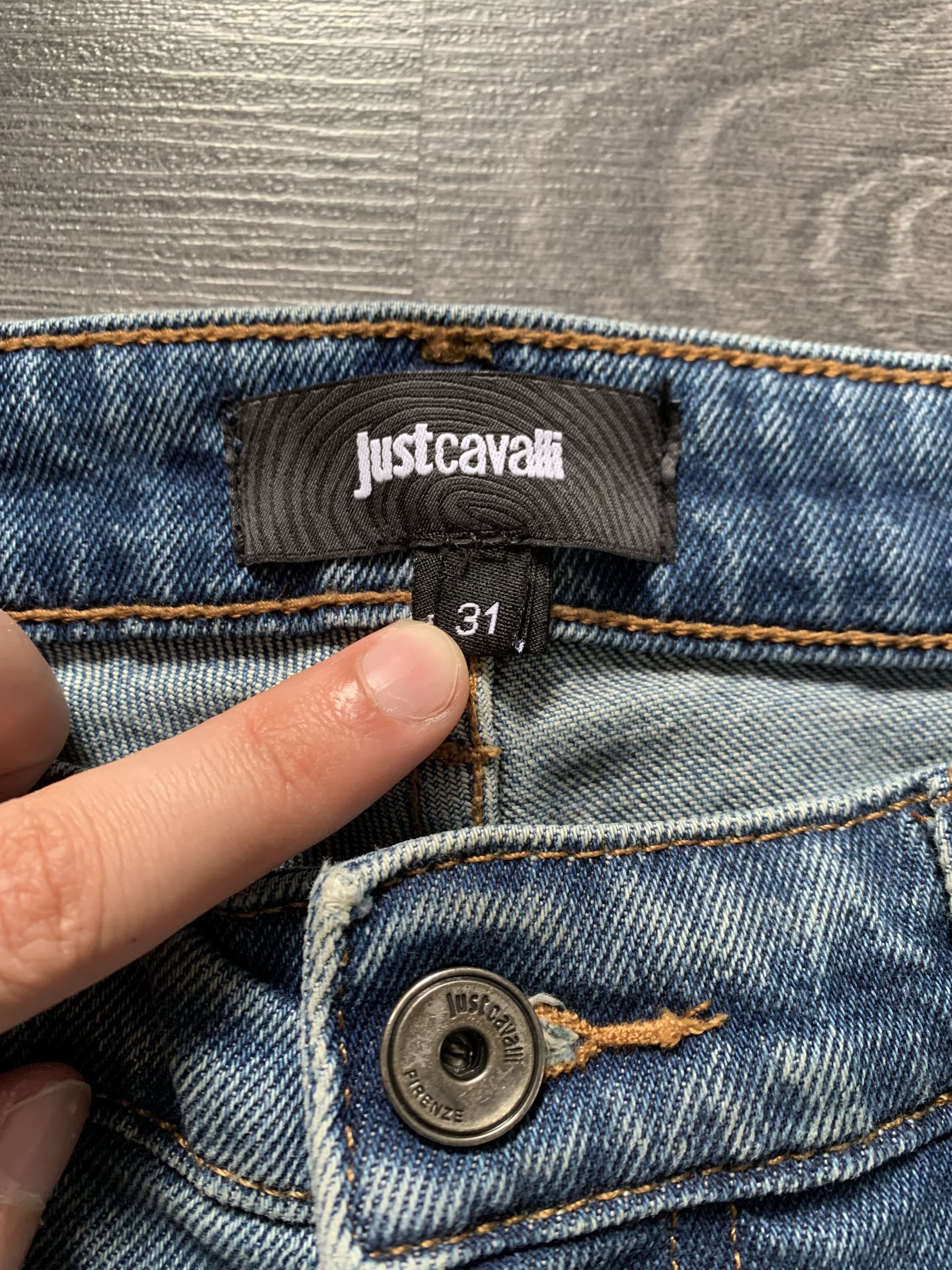 Just Cavalli Just Cavalli Washed Denim Pants Size US 31 - 5 Thumbnail
