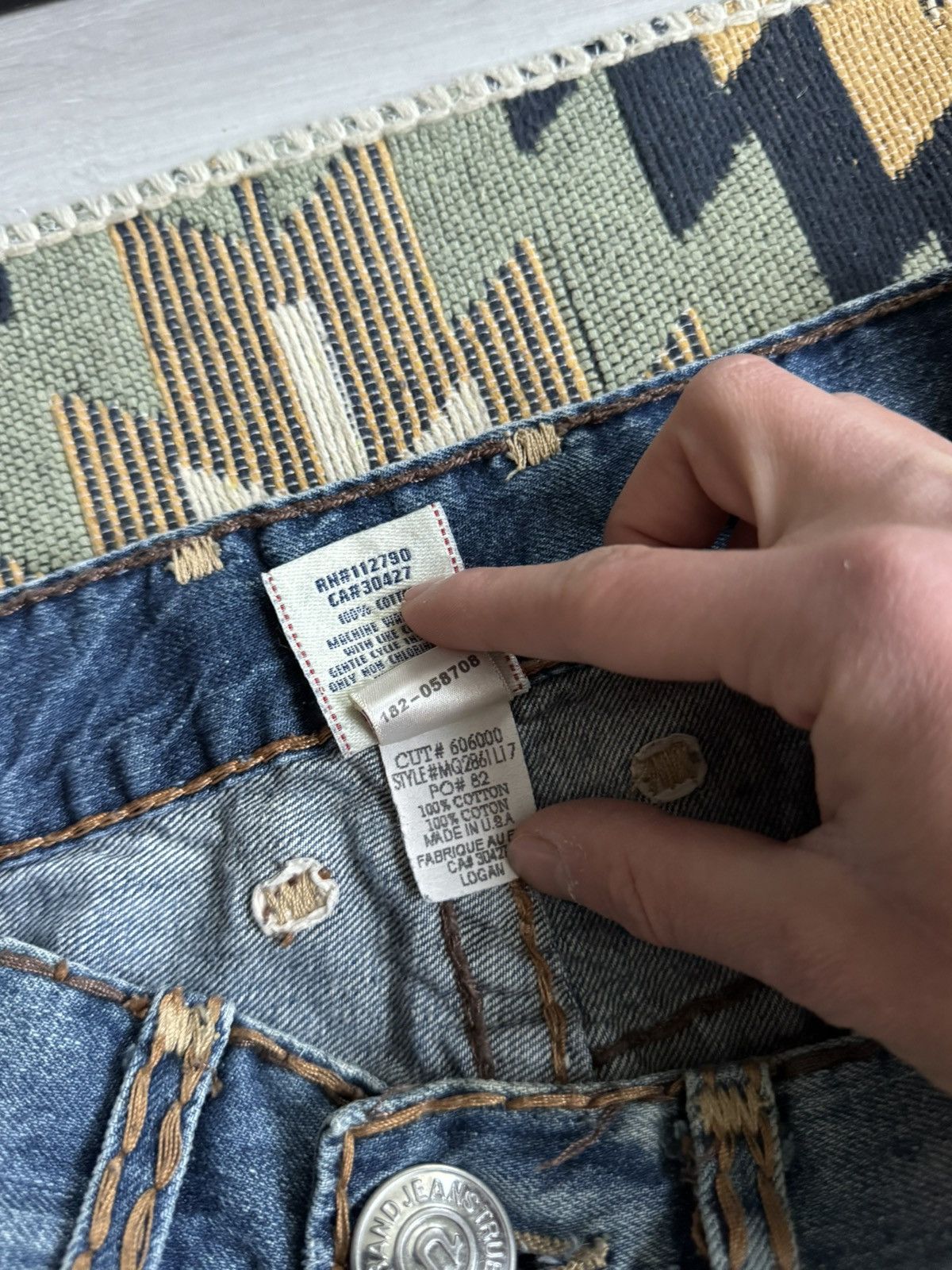 True Religion Vintage True Religion USA Hype Baggy Denim Jeans Size US 32 / EU 48 - 17 Thumbnail