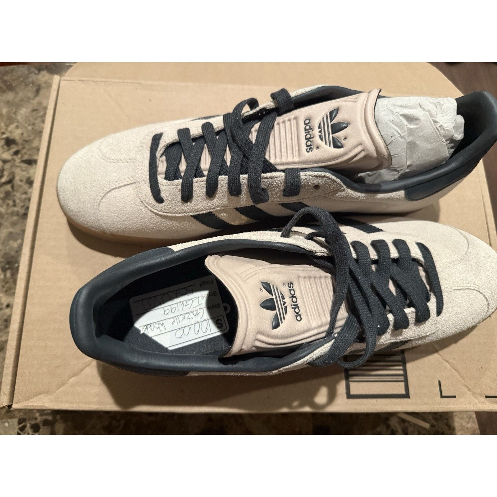 Adidas Adidas Gazelle Men's Shoes Size 12 IG6199 Taupe Night Indigo Size US 12 / EU 45 - 7 Thumbnail