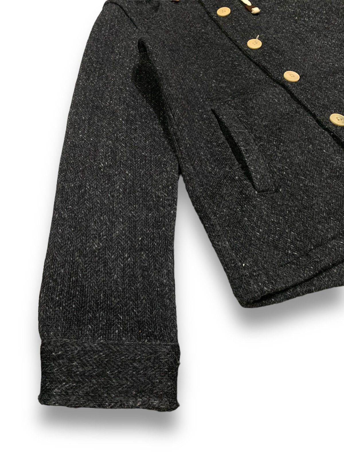 Beams Plus Japanese Brand BEAMS Herringbone Pattern Hooded Jacket Size US M / EU 48-50 / 2 - 13 Thumbnail