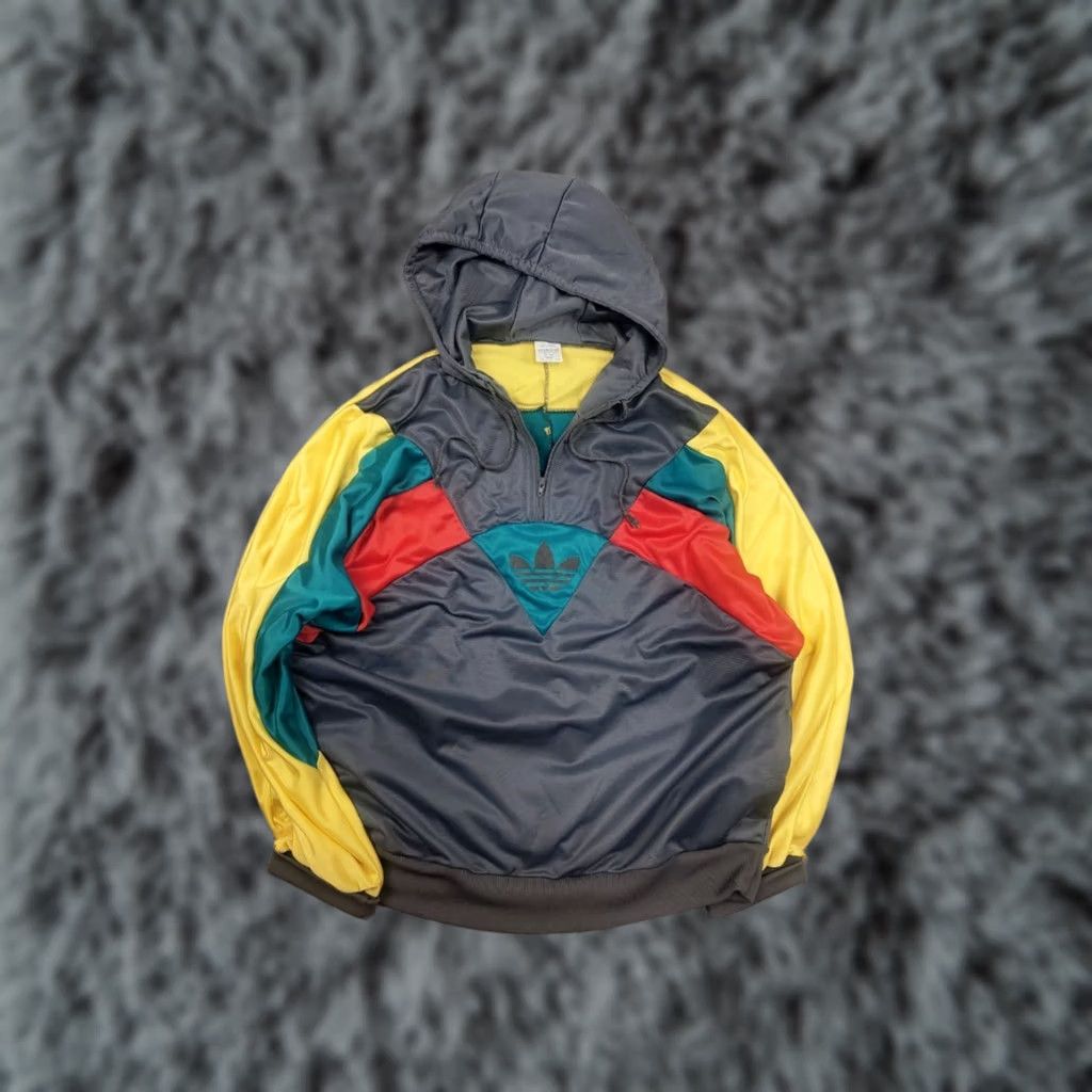 Adidas VINTAGE Rare Adidas Original Retro Track Zip Hoodie Size US M / EU 48-50 / 2 - 1 Thumbnail
