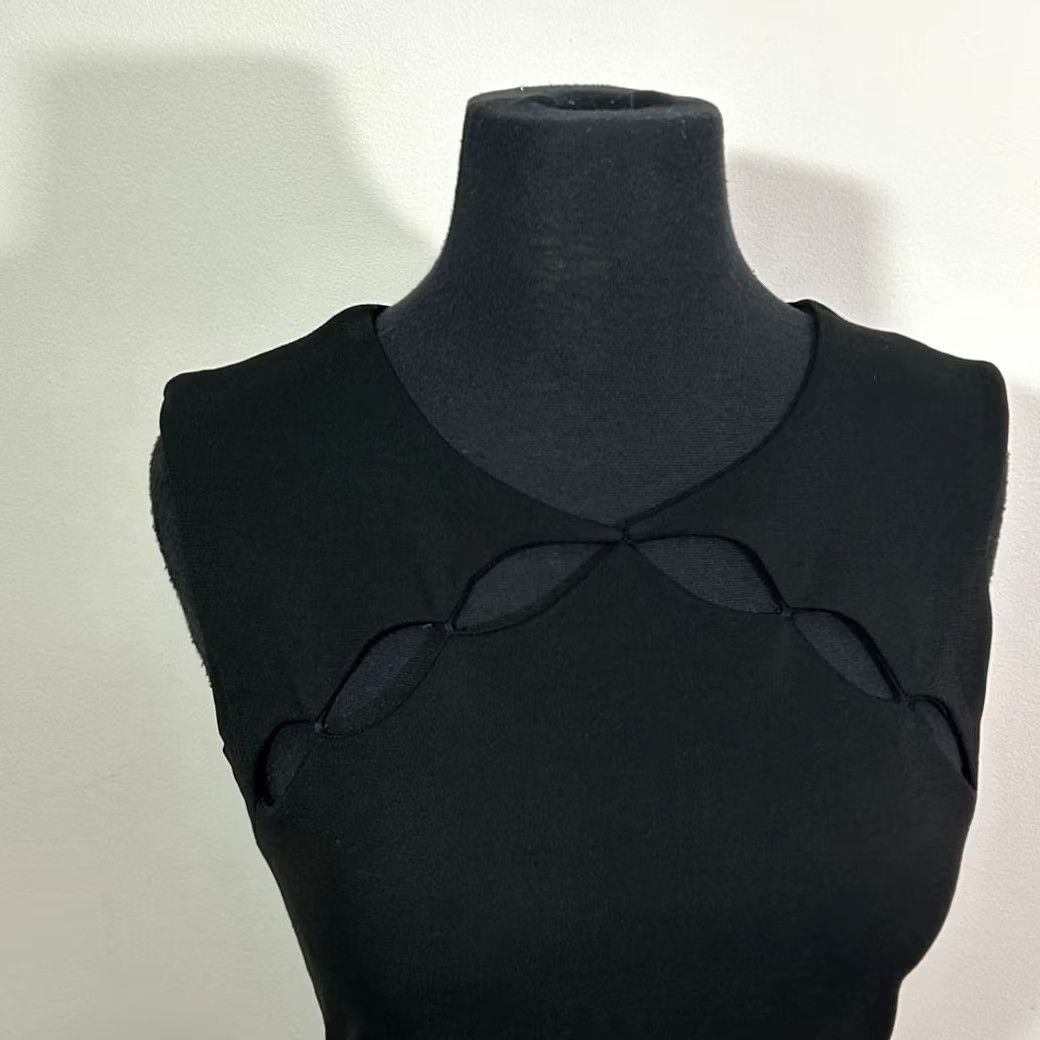 Ralph Lauren VINTAGE Lauren Ralph Lauren Elegant Black Sleeveless Cocktail Dress Womens Small Size S / US 4 / IT 40 - 3 Thumbnail