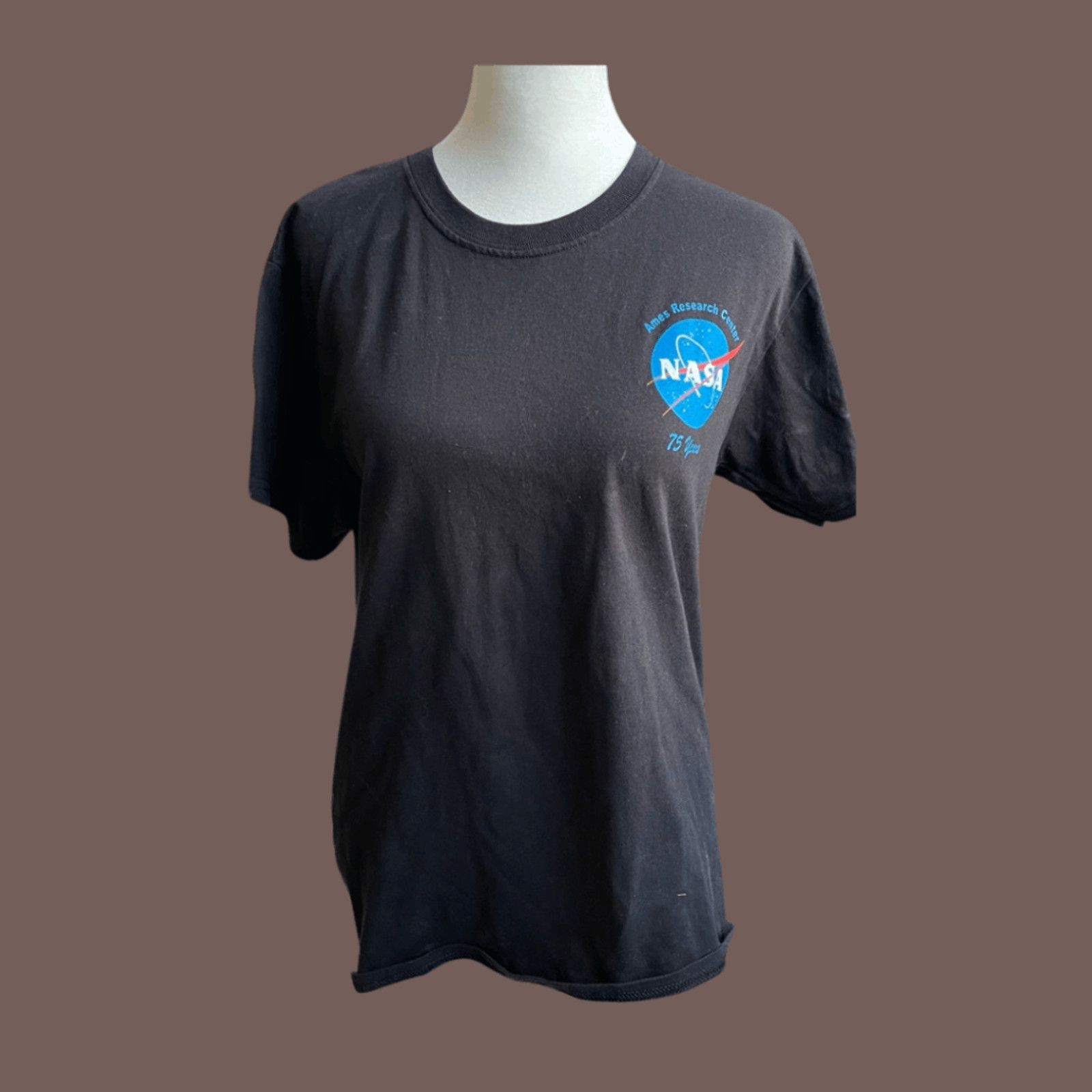 Hanes VTG NASA Tee | Hanes Ames 75 Years Graphic | Spacecore Size US S / EU 44-46 / 1 - 1 Thumbnail