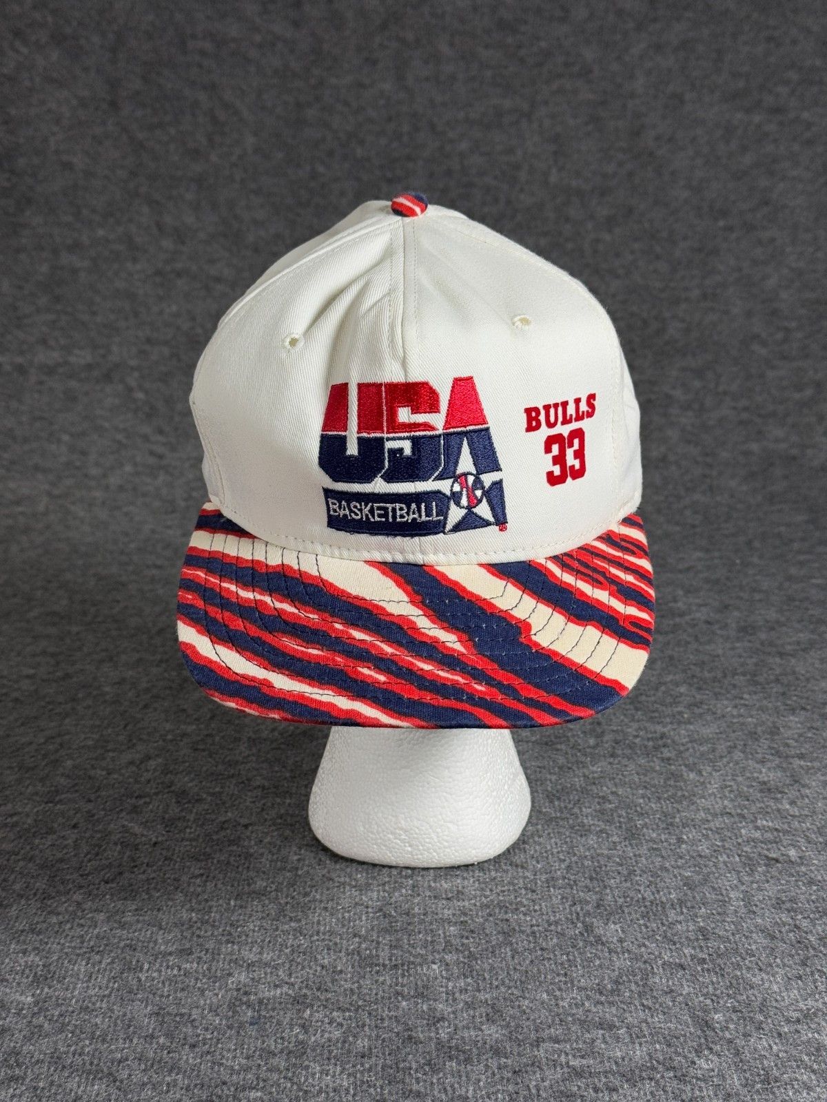 NBA Vintage USA Dream Team Scottie Pippen Snapback Hat Rare Size ONE SIZE - 13 Thumbnail