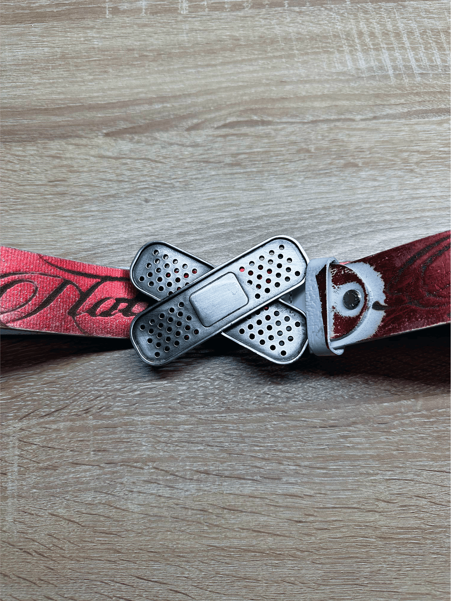 PDF PDF Channel Band Belt Red Size 38 - 6 Thumbnail
