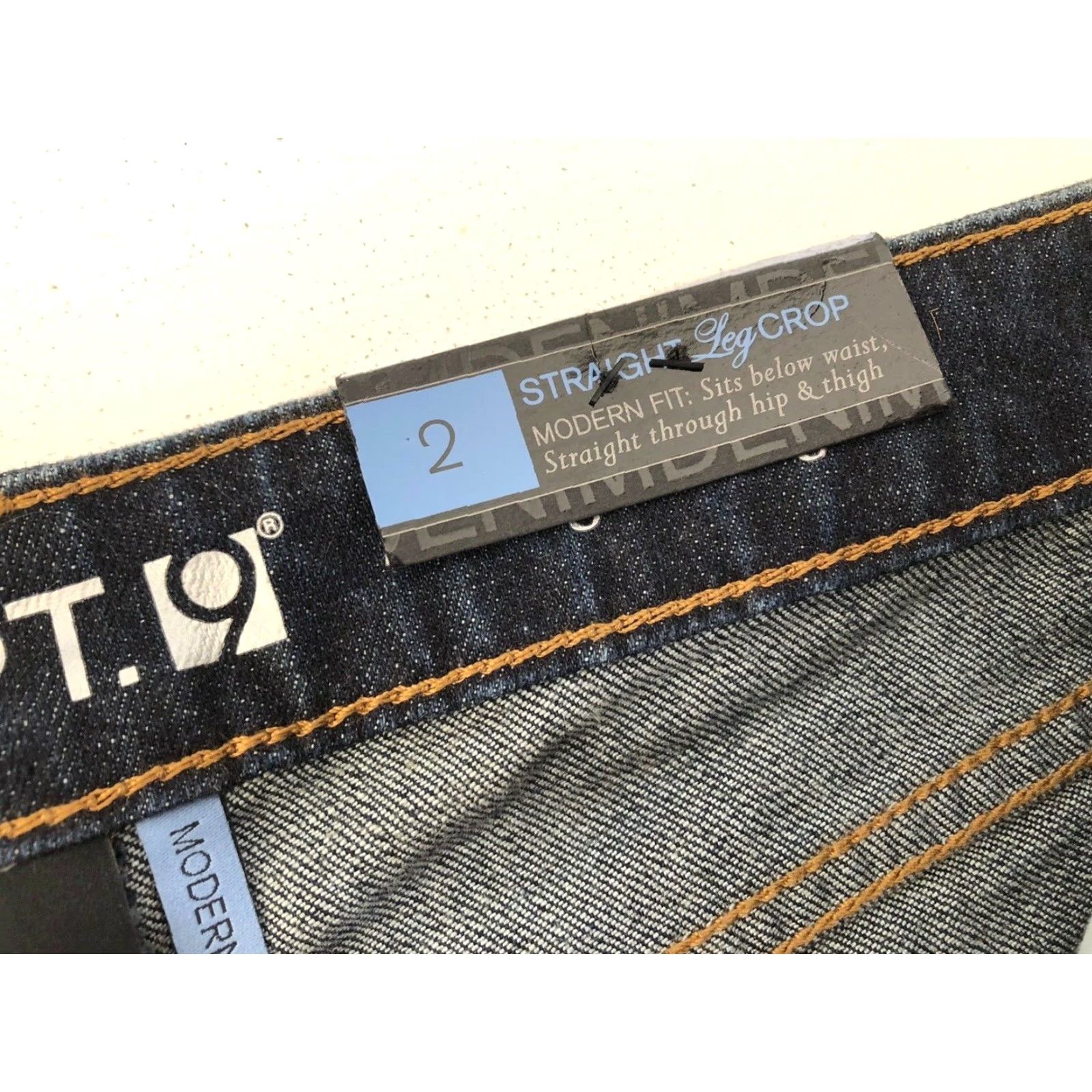 Apt. 9 Apt. 9 Jeans Crop Straight Leg Blue 2 Women Modern Cropped Jeans Straight Leg Crop Sz.2 Womens Size 26" / US 2 / IT 38 - 6 Thumbnail