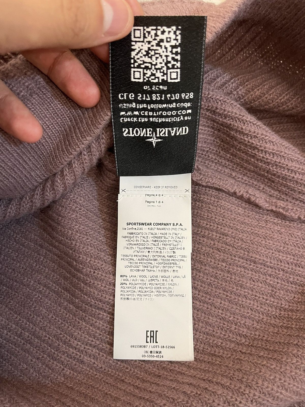 Stone Island Stone Island Big Compass Wool Crewneck Size US L / EU 52-54 / 3 - 7 Thumbnail