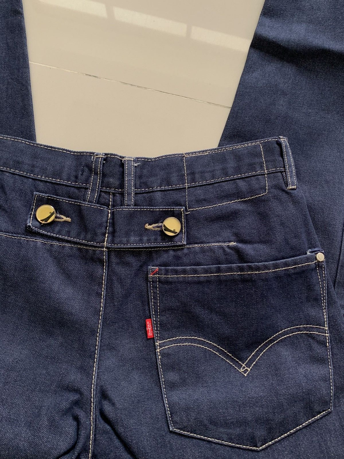 Levi's Vintage Clothing Vintage Levi’s Engineered Buckle Back Baggy Jeans Size US 30 / EU 46 - 4 Thumbnail