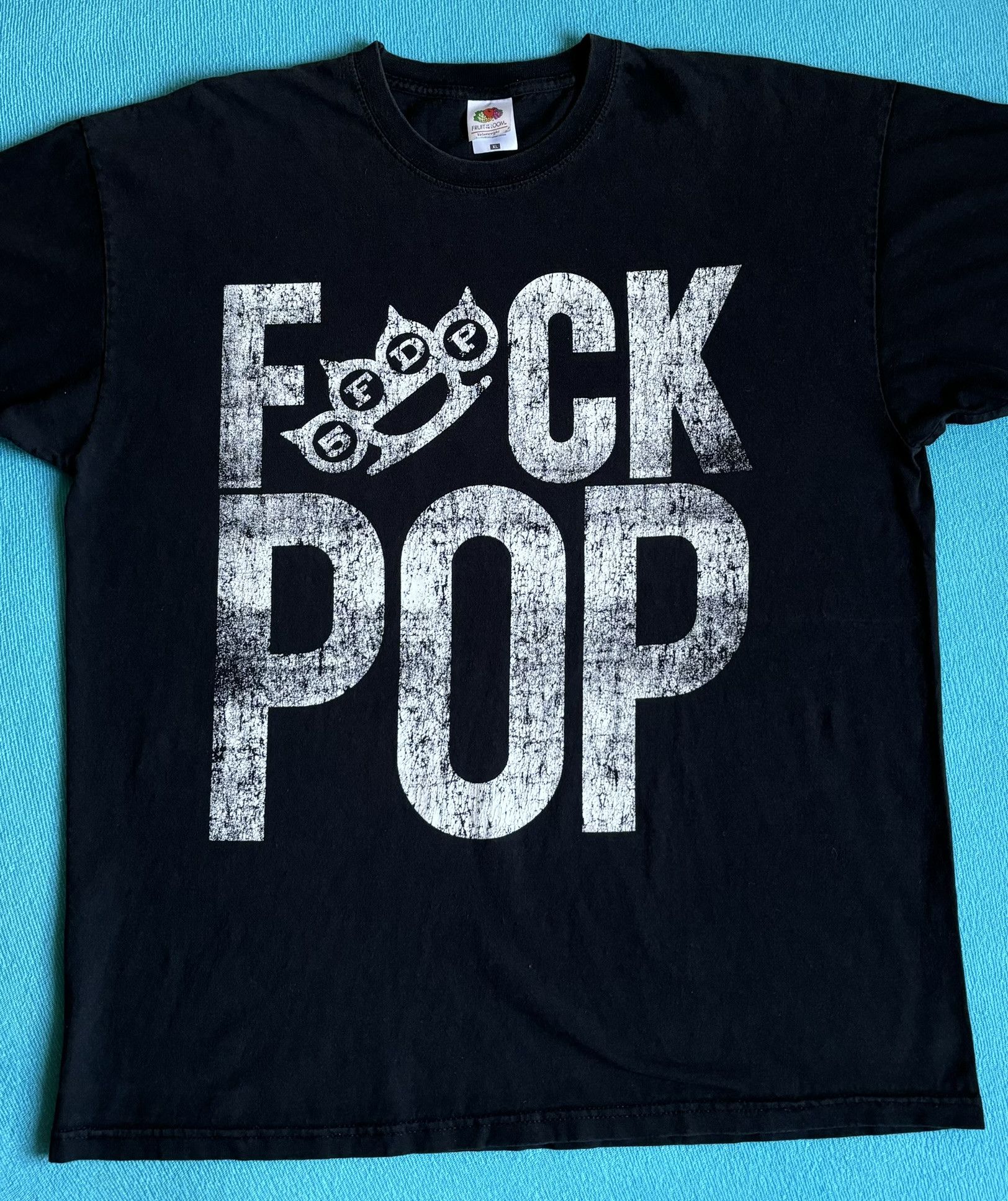 Band Tees Fuck Pop Let's Rock Fruit of the loom T-shirt Size. XL Size US XL / EU 56 / 4 - 6 Thumbnail