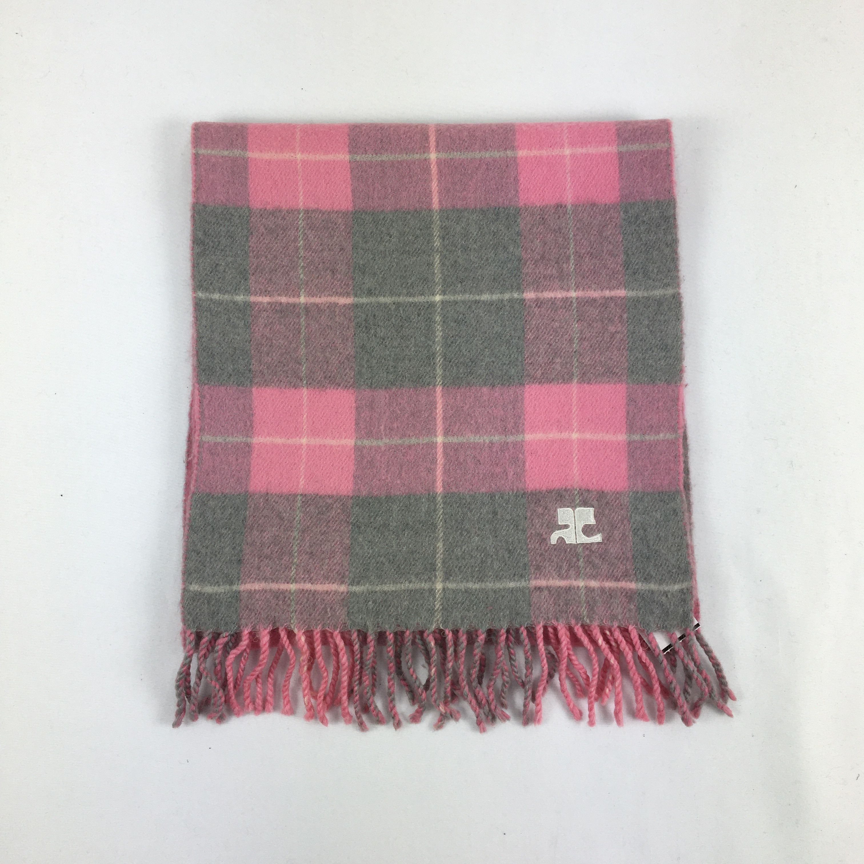 Courreges Vintage Wool Scarf Winter Scarves 56789 Size ONE SIZE - 2 Thumbnail