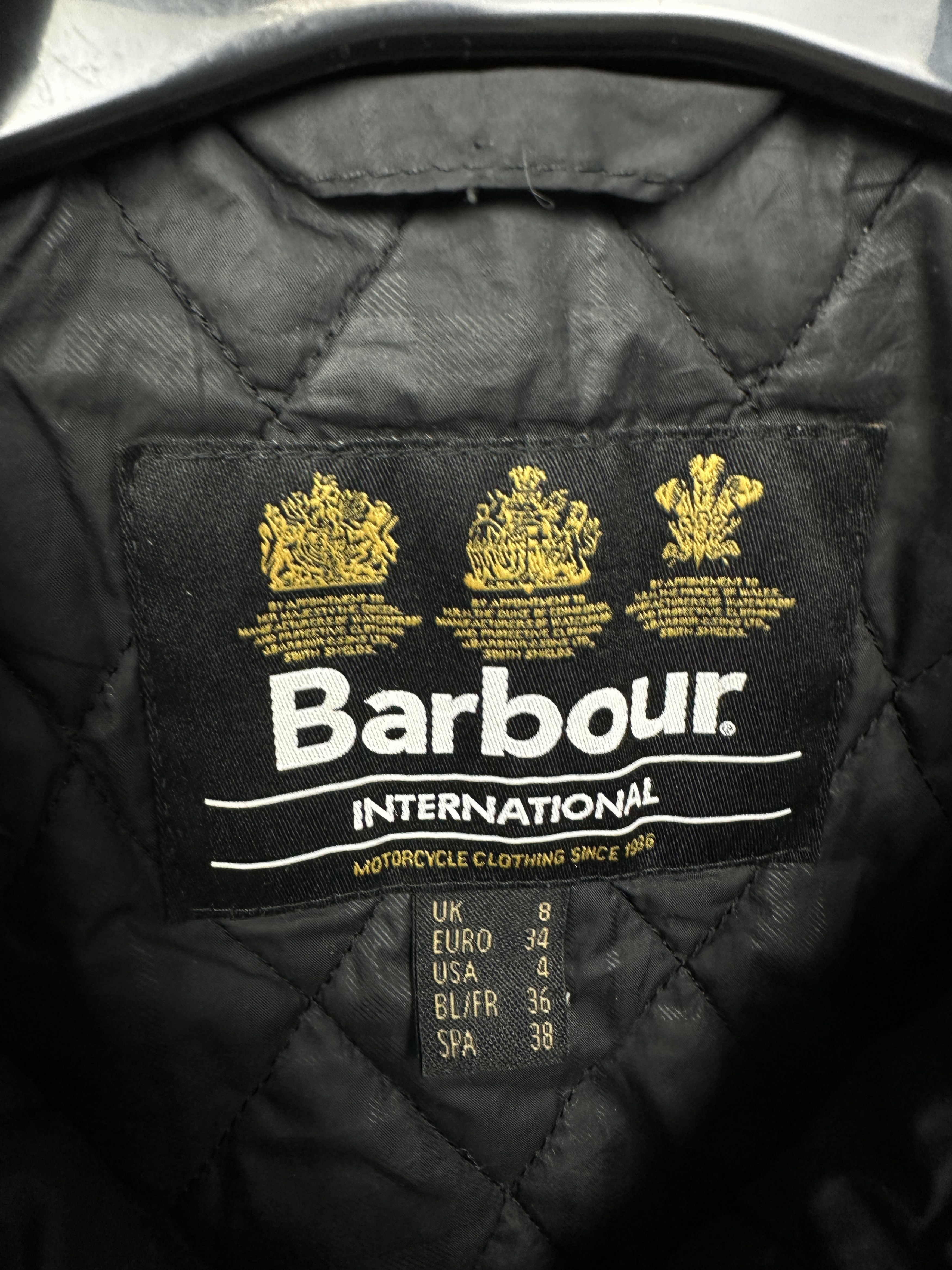 Barbour Barbour International Womens Fins Wax Jacket Size S / US 4 / IT 40 - 4 Thumbnail
