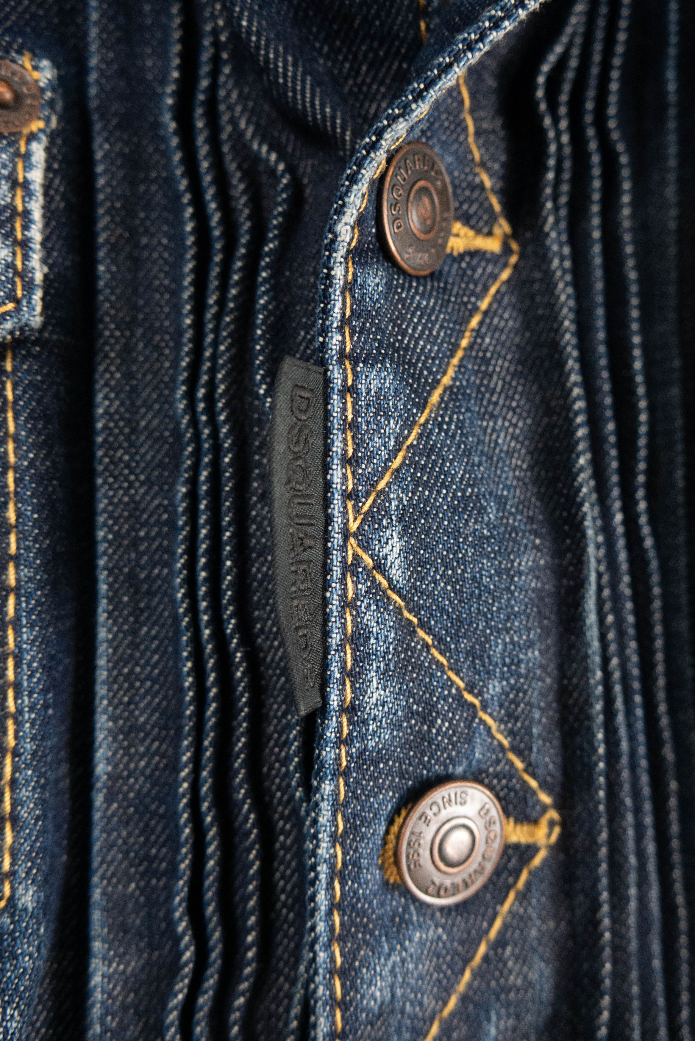 Dsquared2 Dsquared2 denim jacket – katana style, aesthetic streetwear Size M / US 6-8 / IT 42-44 - 10 Thumbnail